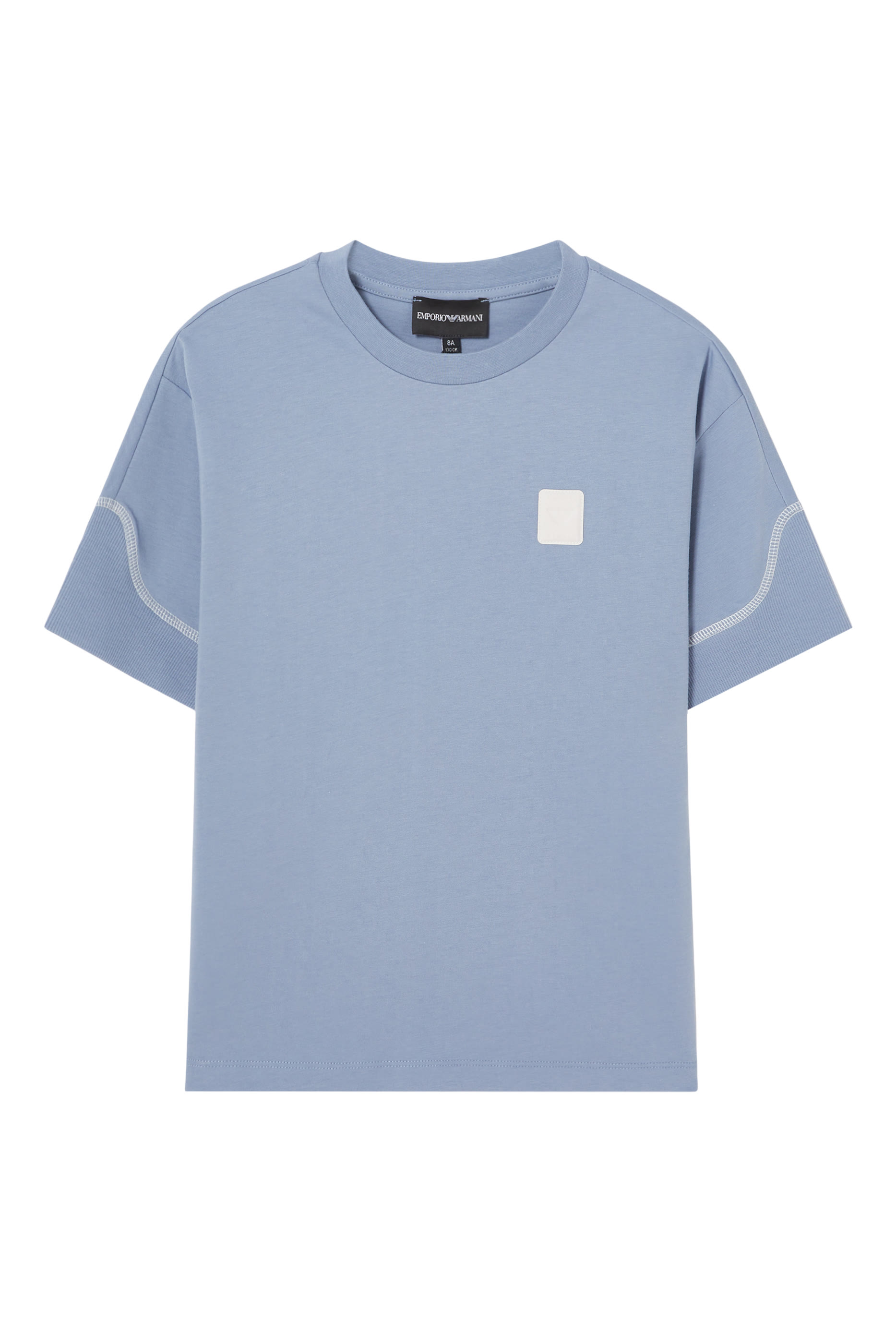 Kids EA Logo Panelled T-Shirt