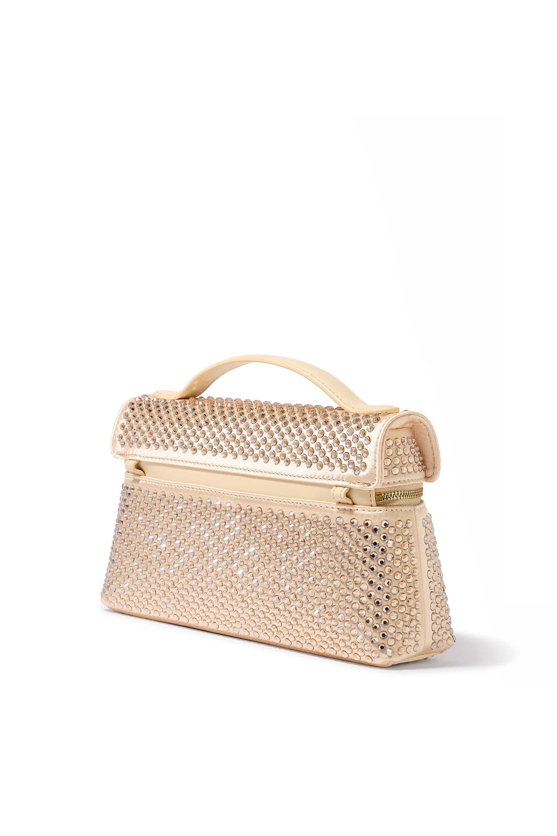 Thea Top Handle Crystal Embellished Bag