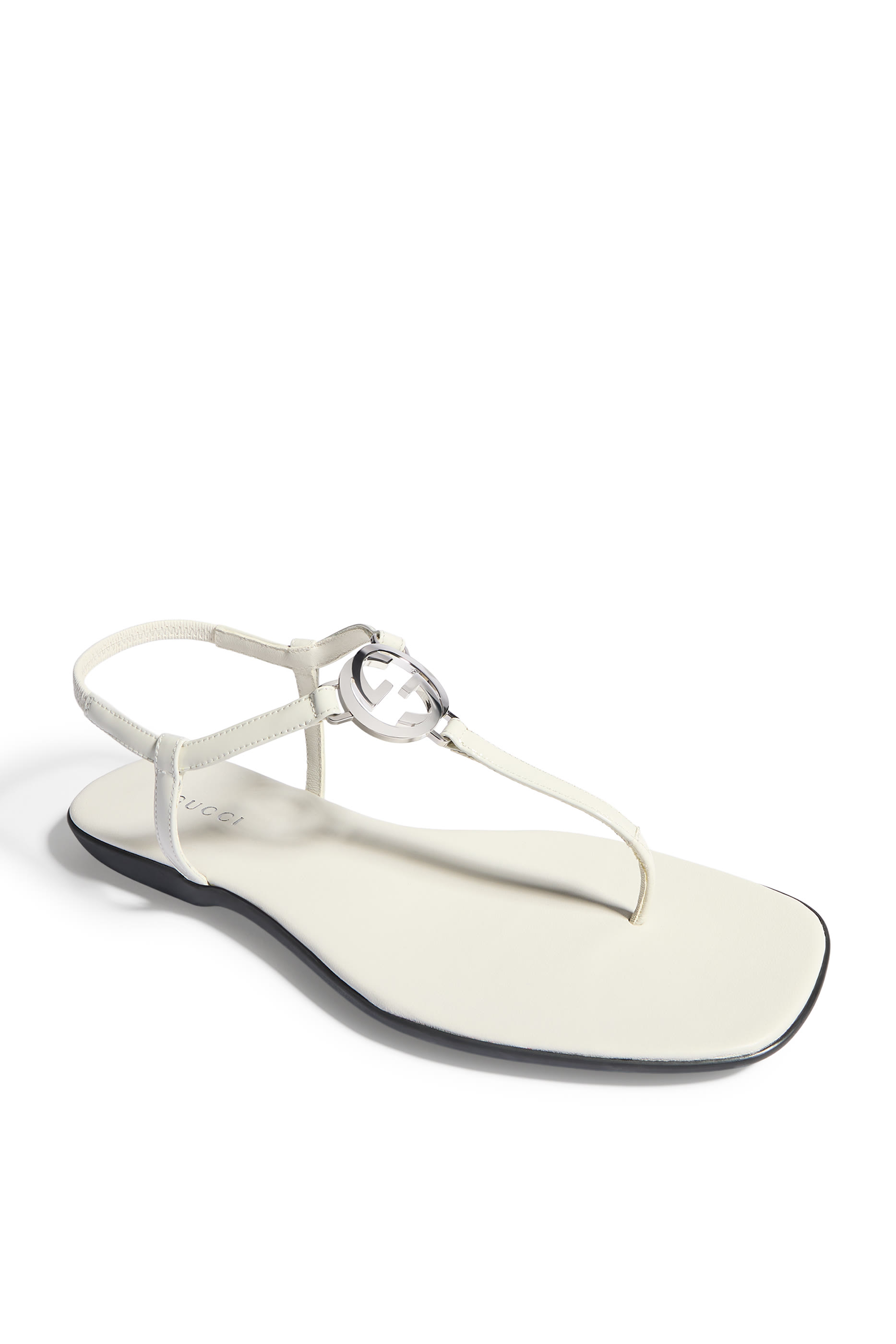 Thong Sandals With Interlocking G 