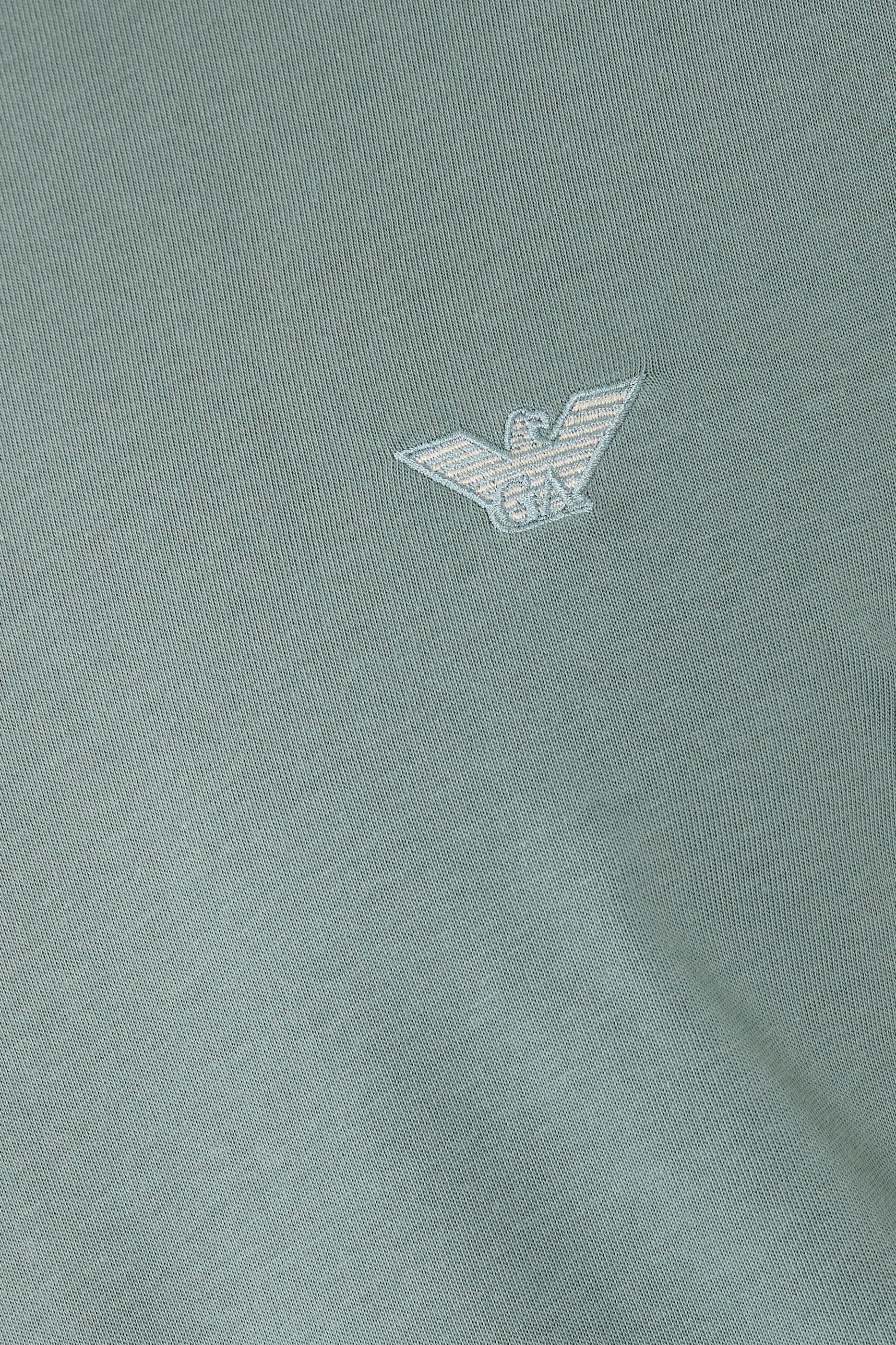 Micro Eagle Logo Cotton T-Shirt