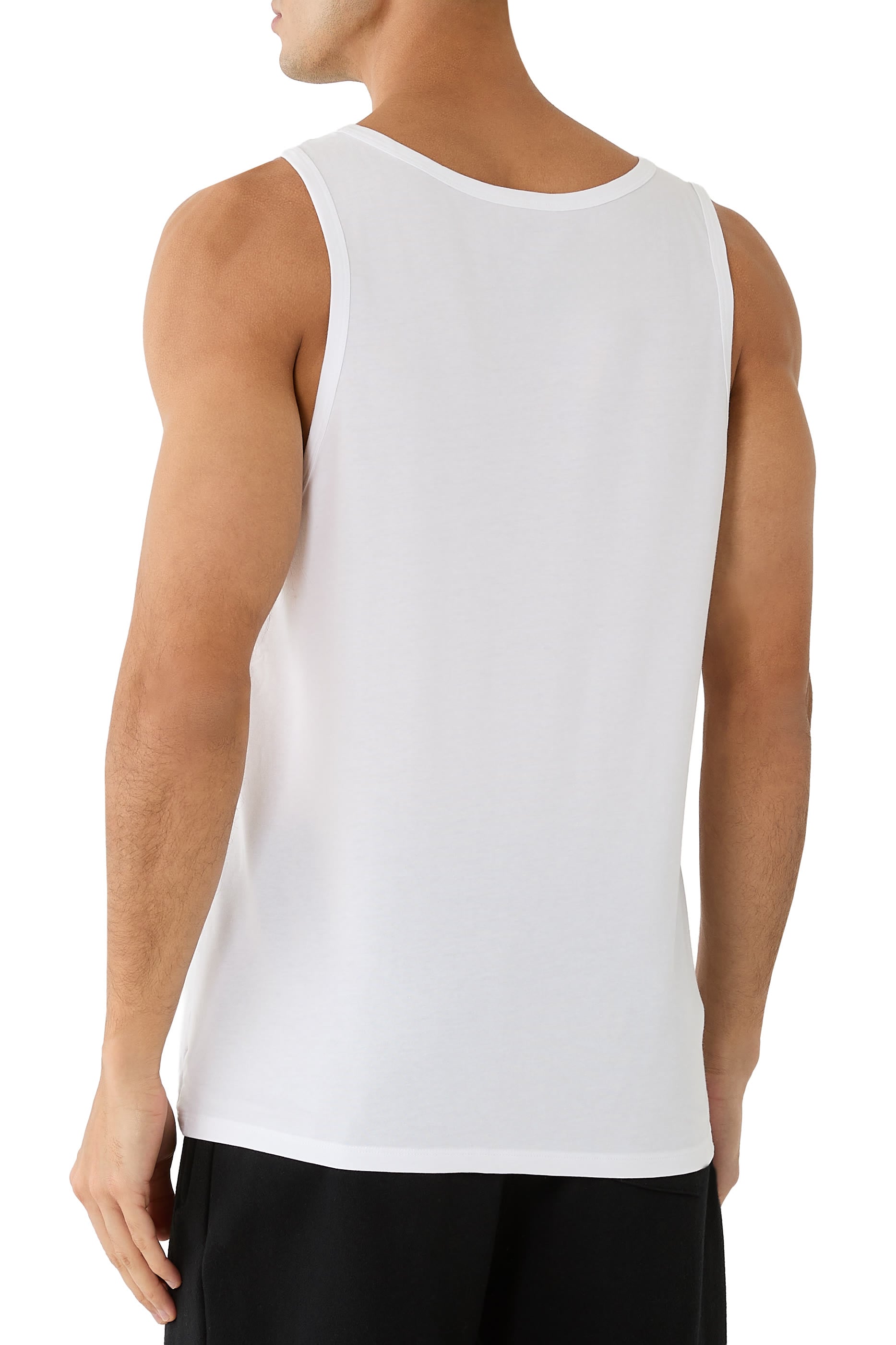 Cotton Stretch Blend Tank Top, Set of 3 