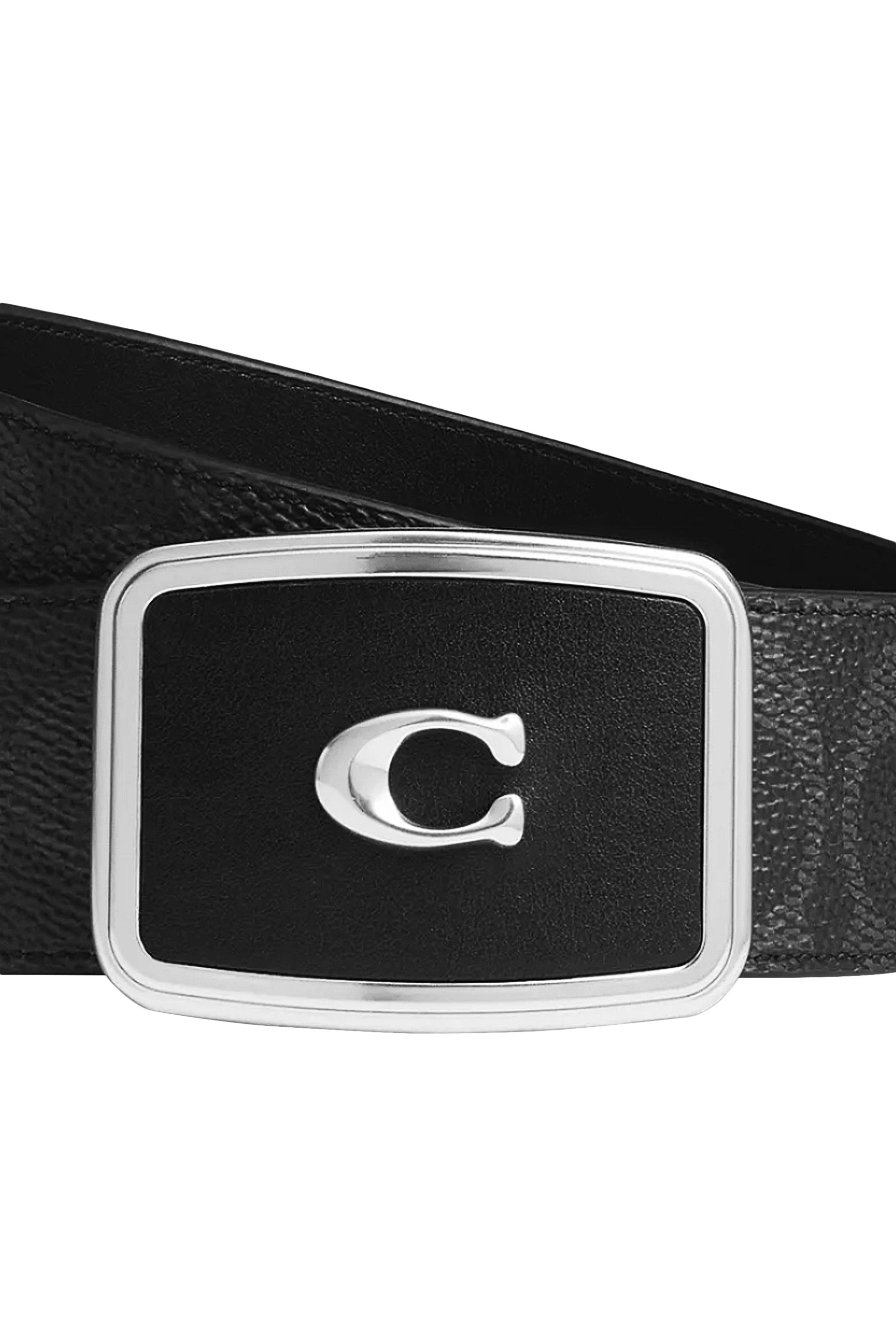 Signature Plaque Buckle Belt
