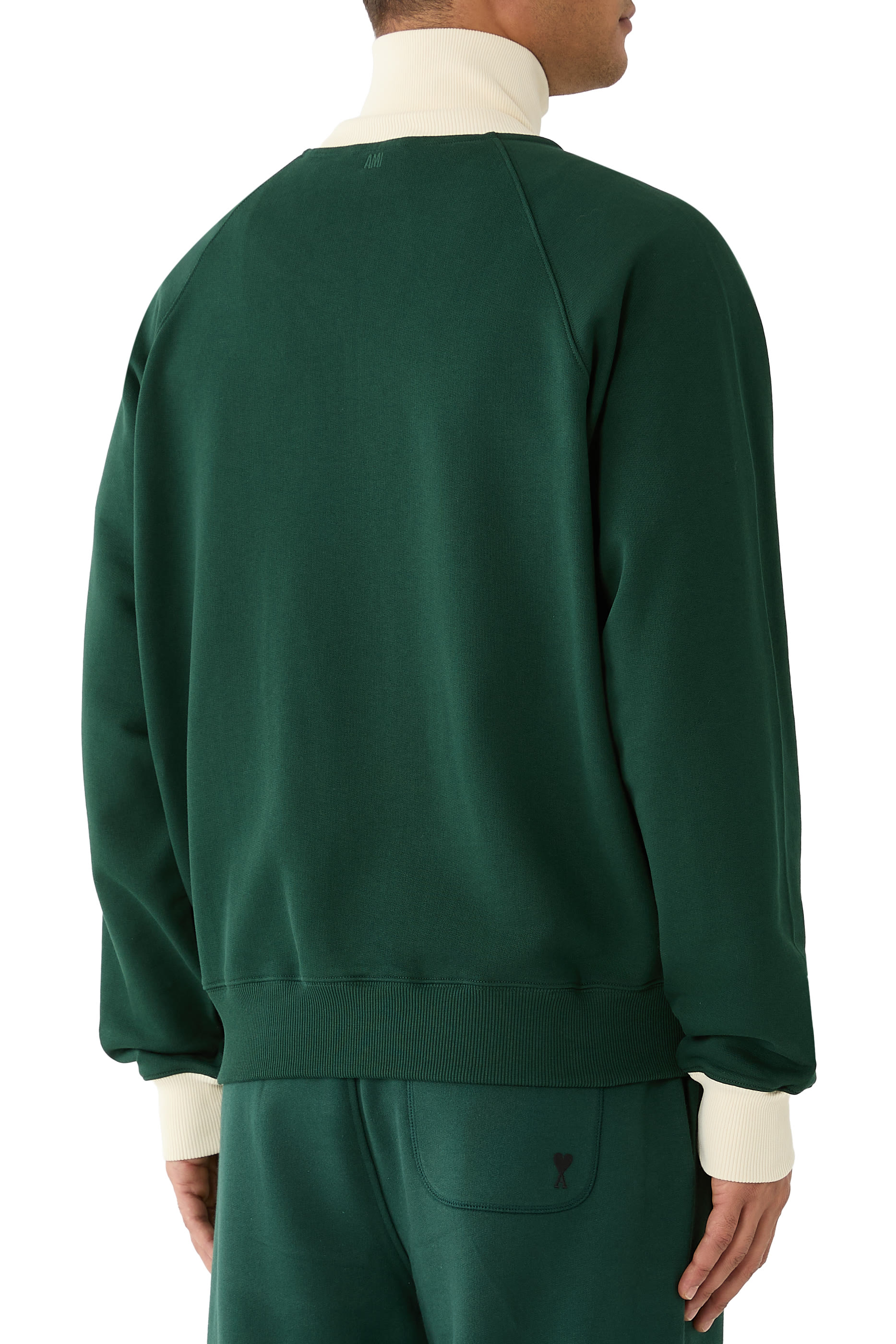 Zipped Sweatshirt with Ami de Coeur