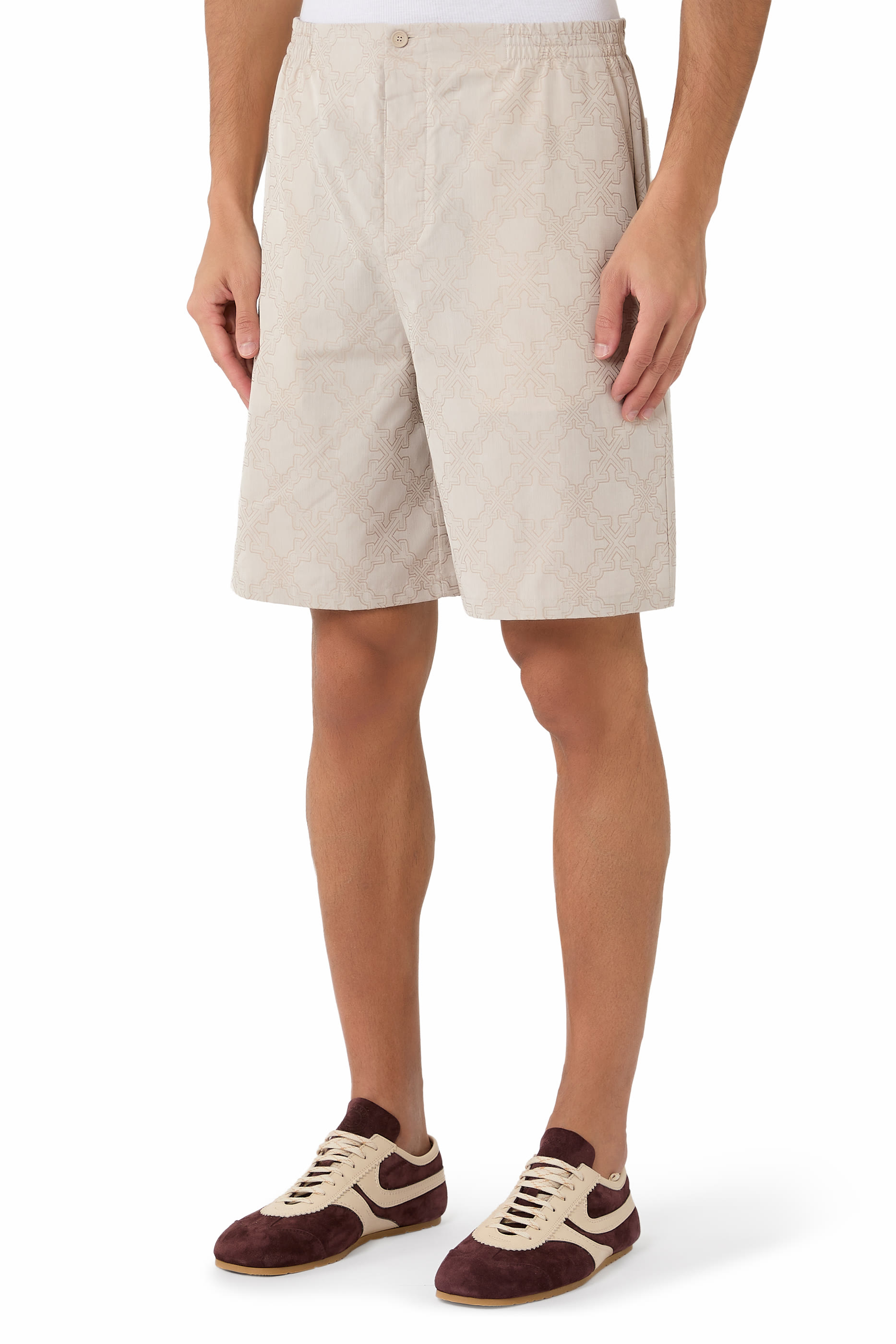 Arrow Monogram Bowling Shorts