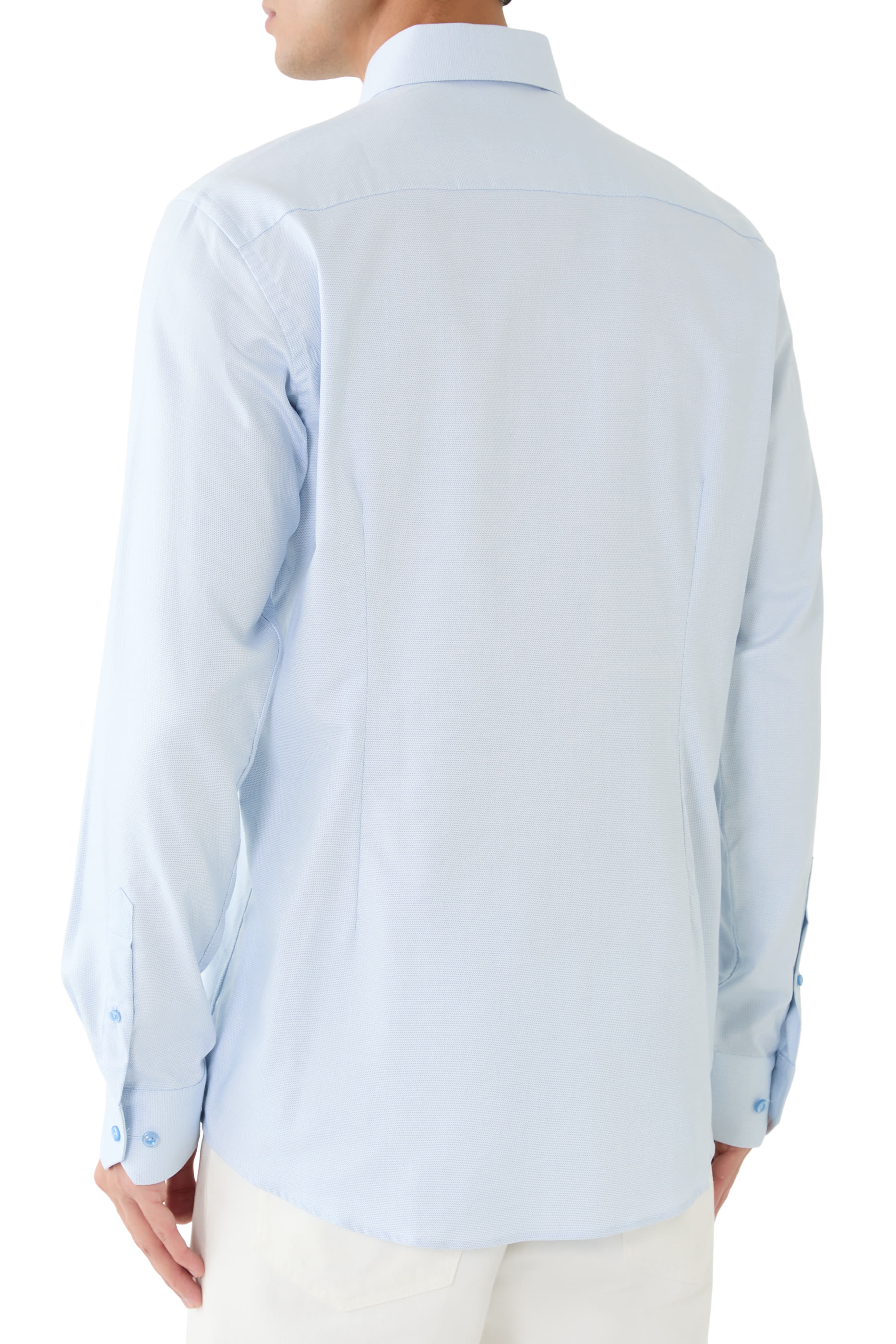 Semi Solid Cotton TENCEL™ Lyocell Shirt 