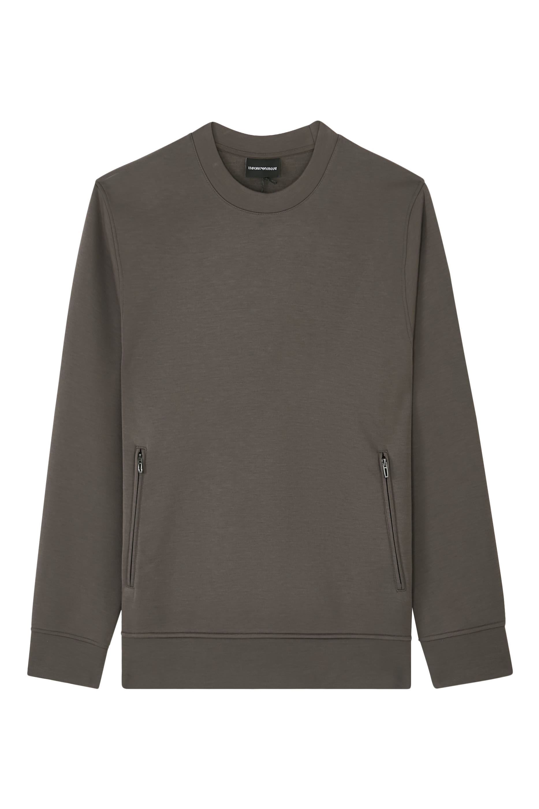 Jersey Zip Pocket Sweatshirt