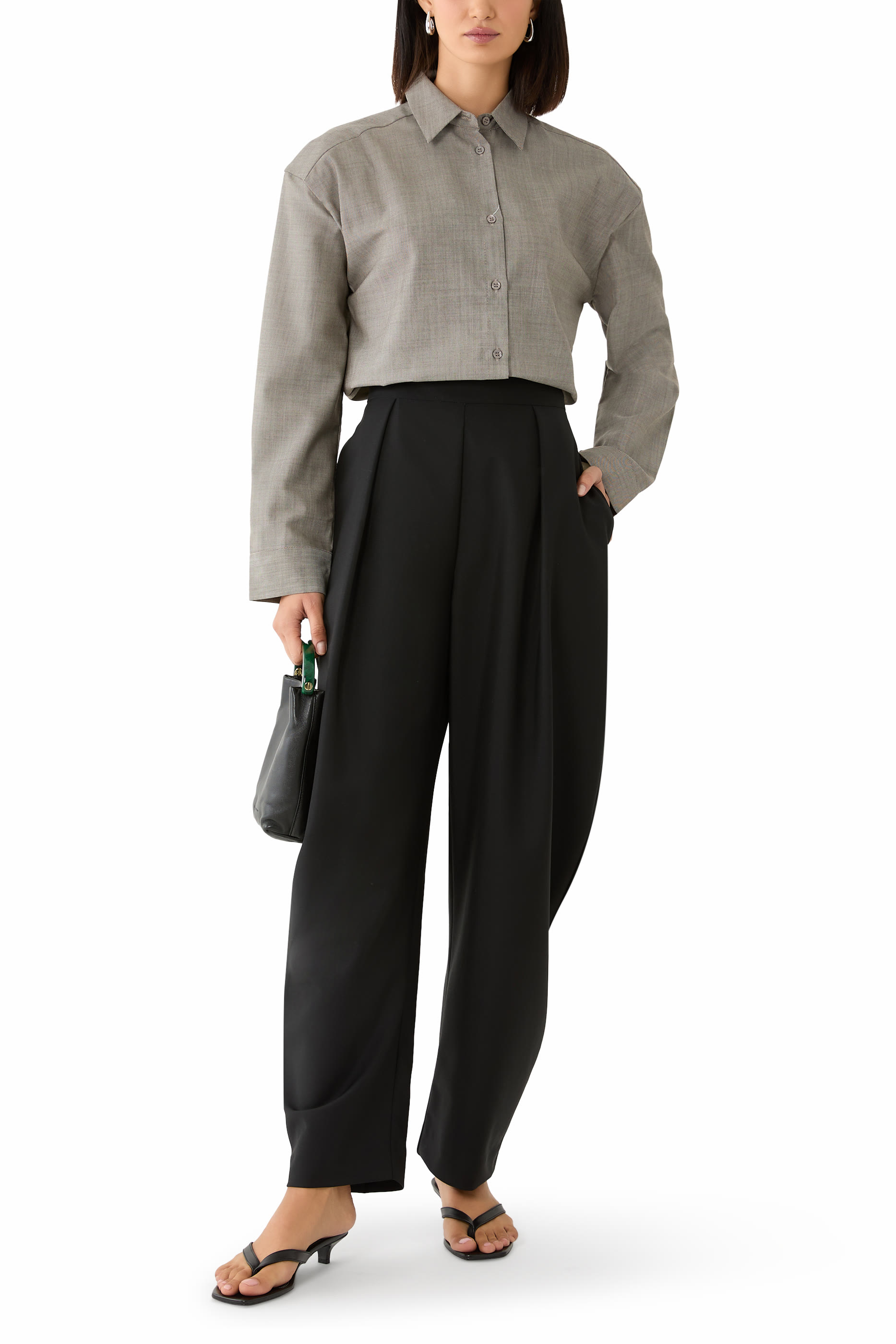 Oana Wool Padded Shirt