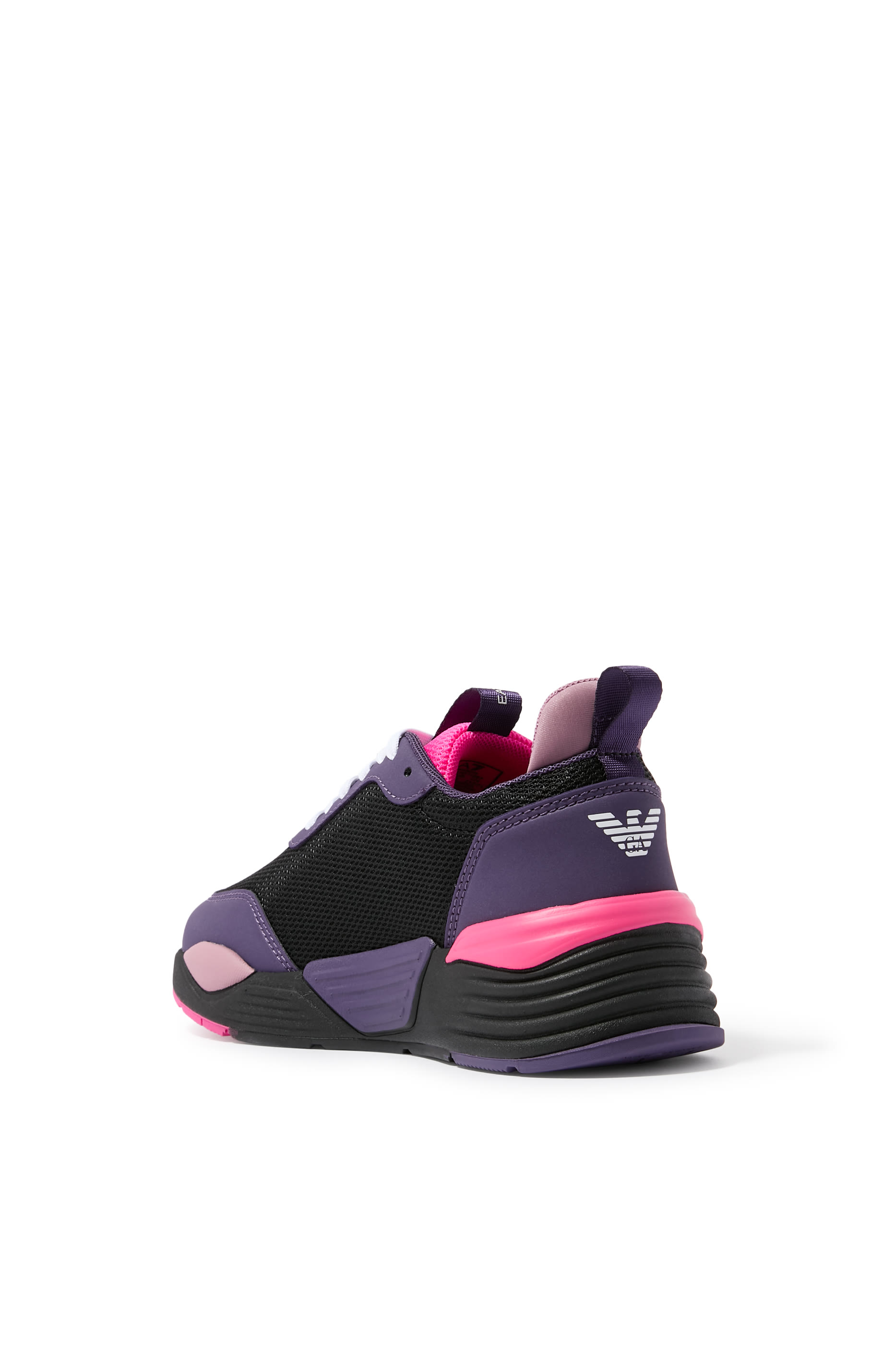 Kids EA7 Logo Sneakers