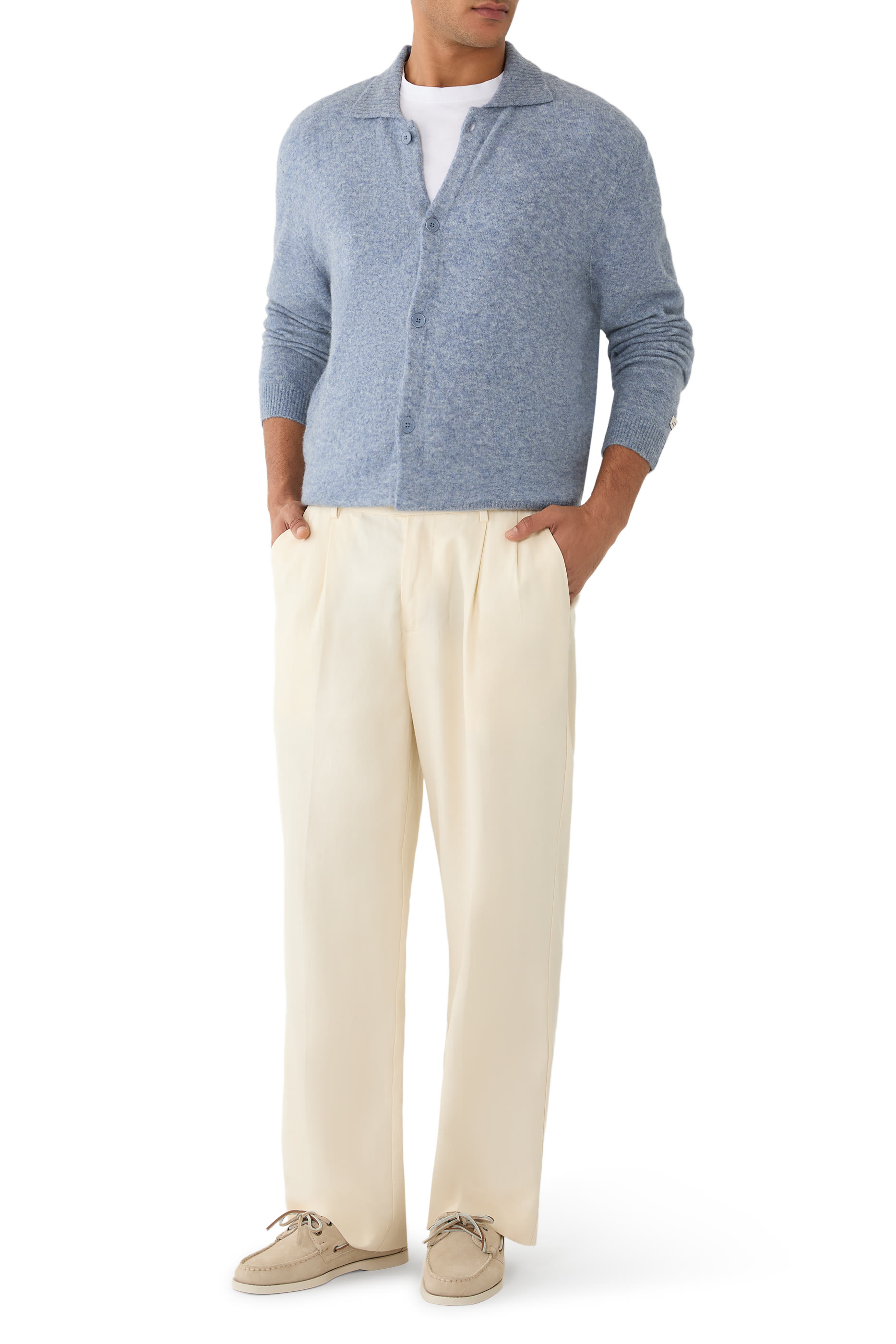 Archive Knit Collared Cardigan