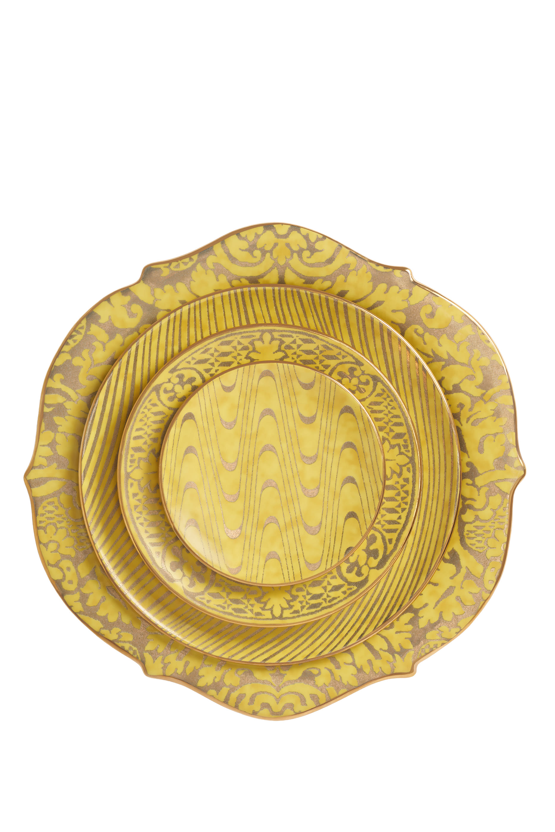 Fortuny Apollo Canap&eacute; Plates - Set Of 4