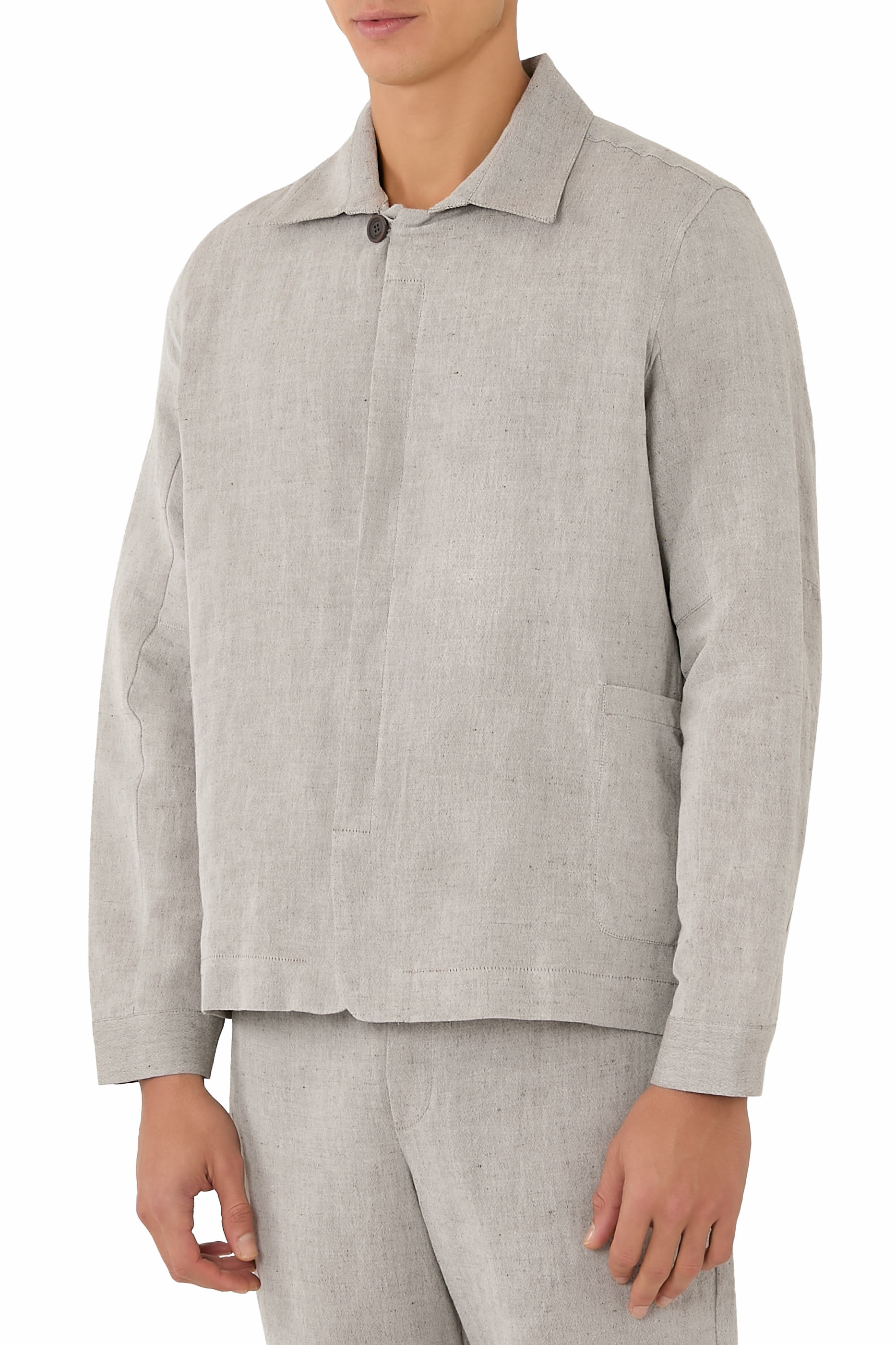 Relaxed Linen Jacket