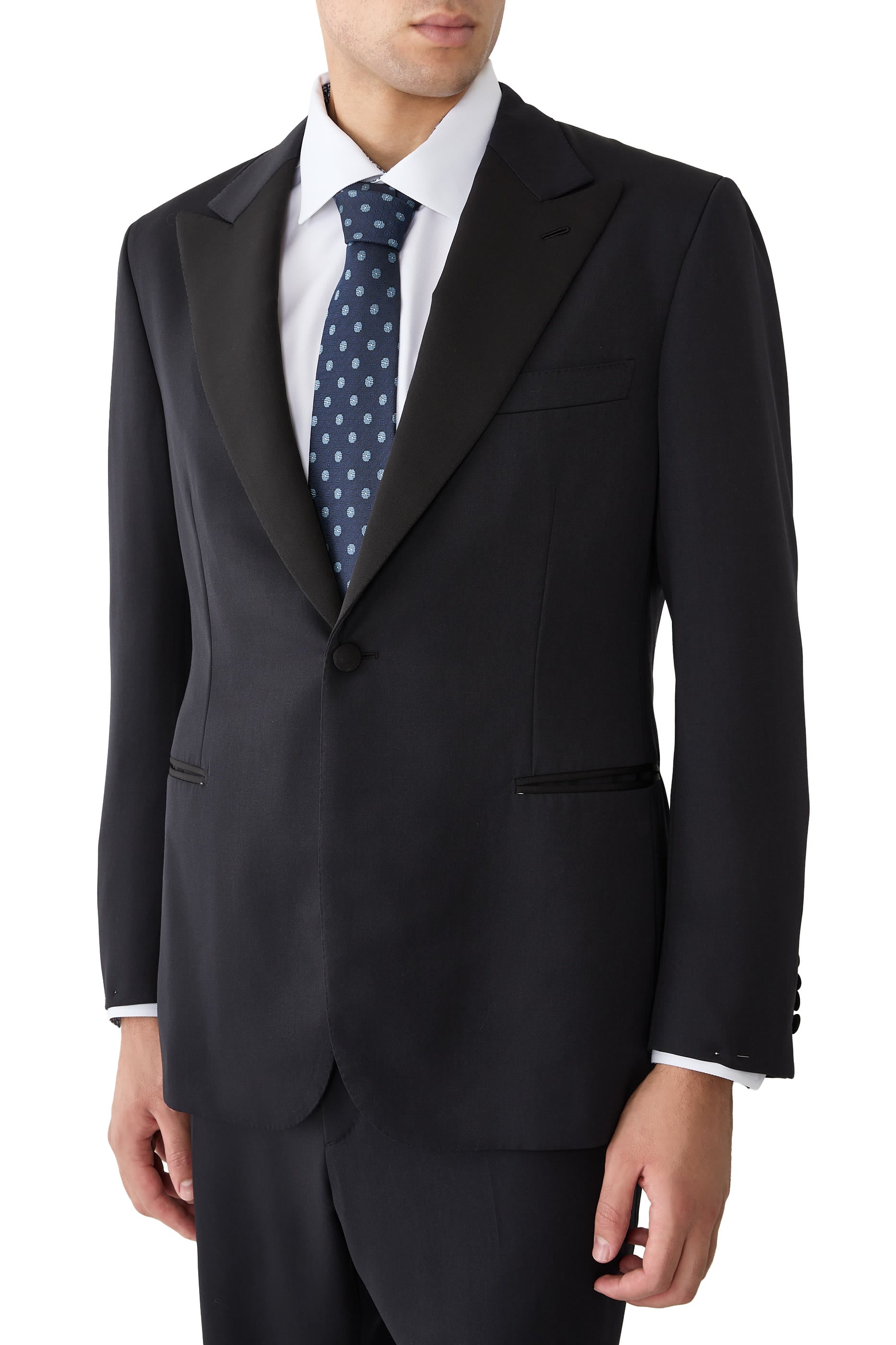 Floral Woven Shantung Silk Tie
