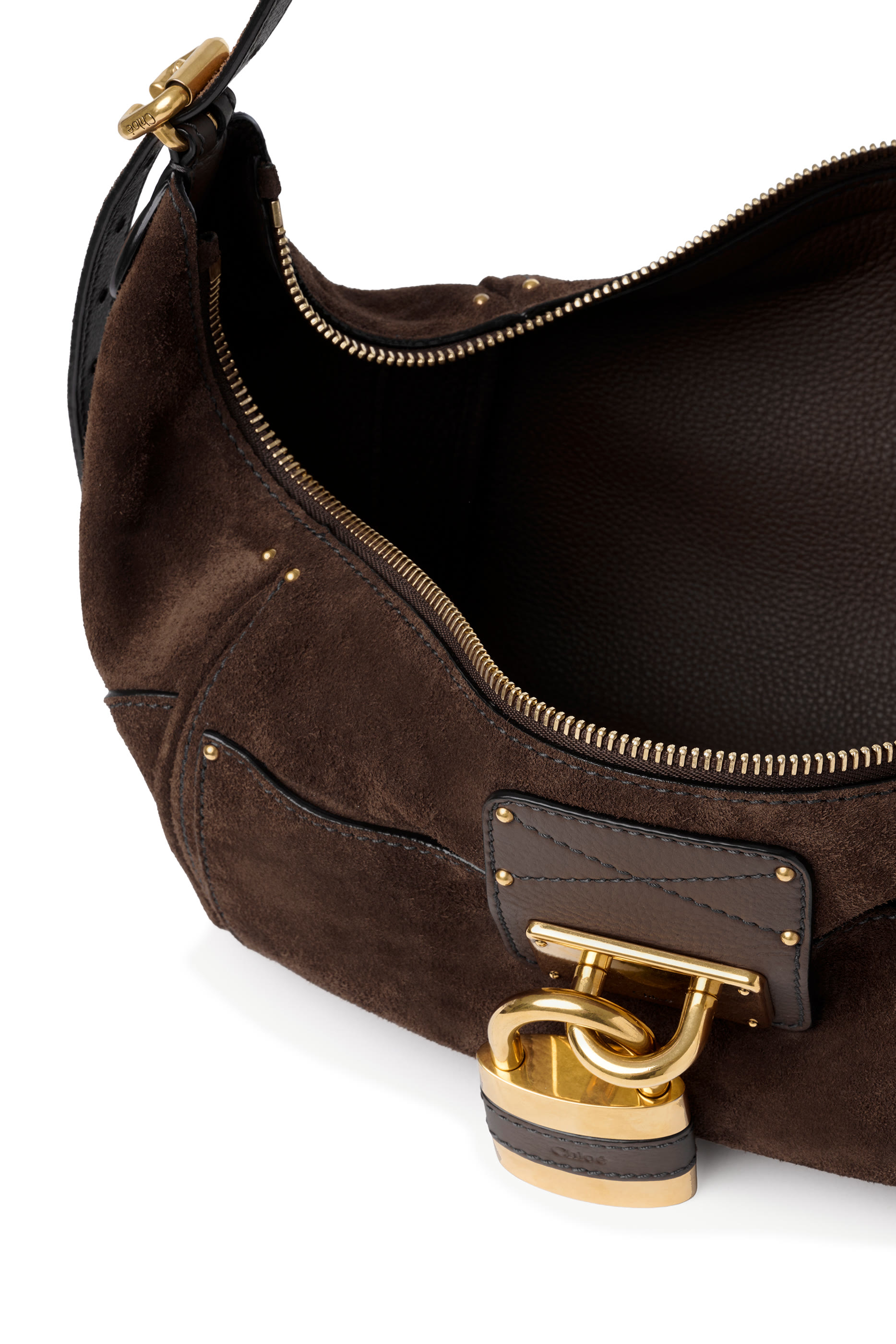 Paddington Crossbody Bag in Suede Leather