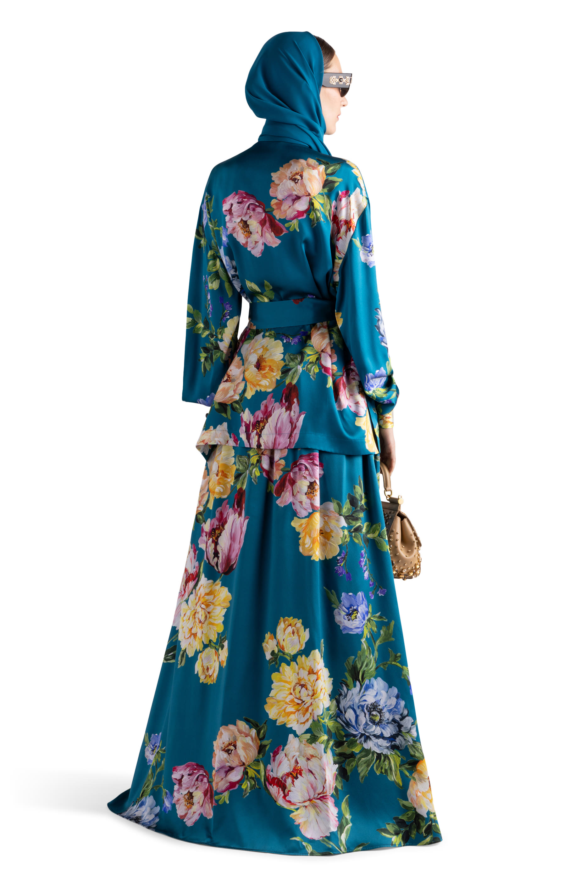 Peony-Print Shirt