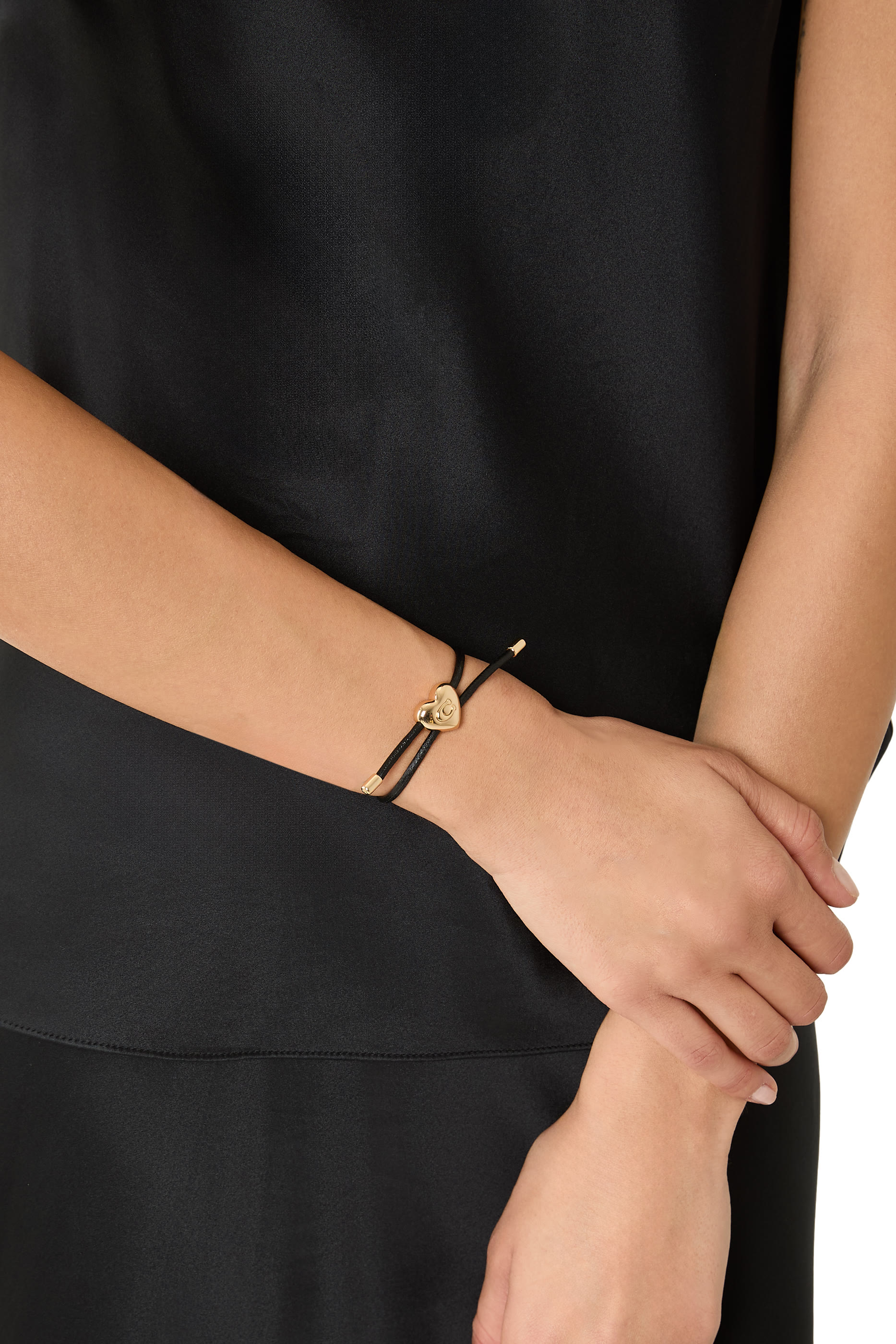 Heart Leather Slider 