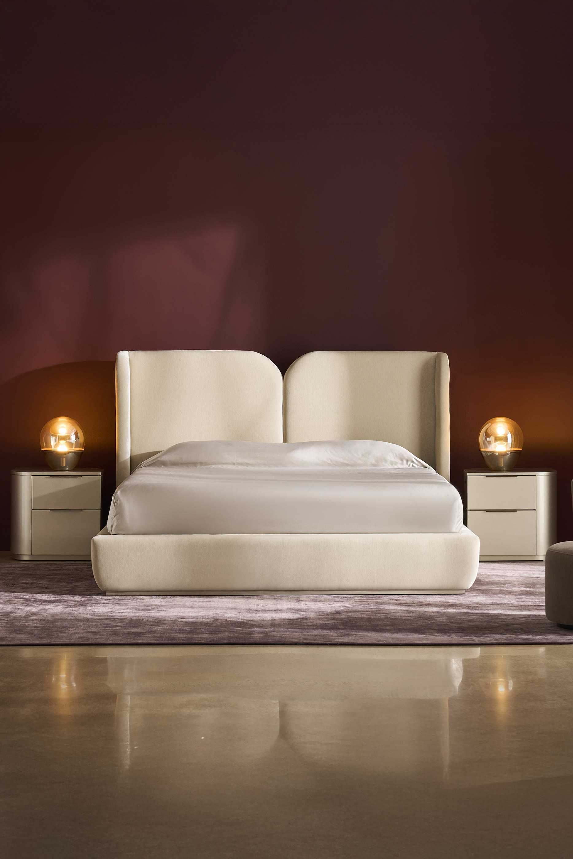 Oblique Bedside Table