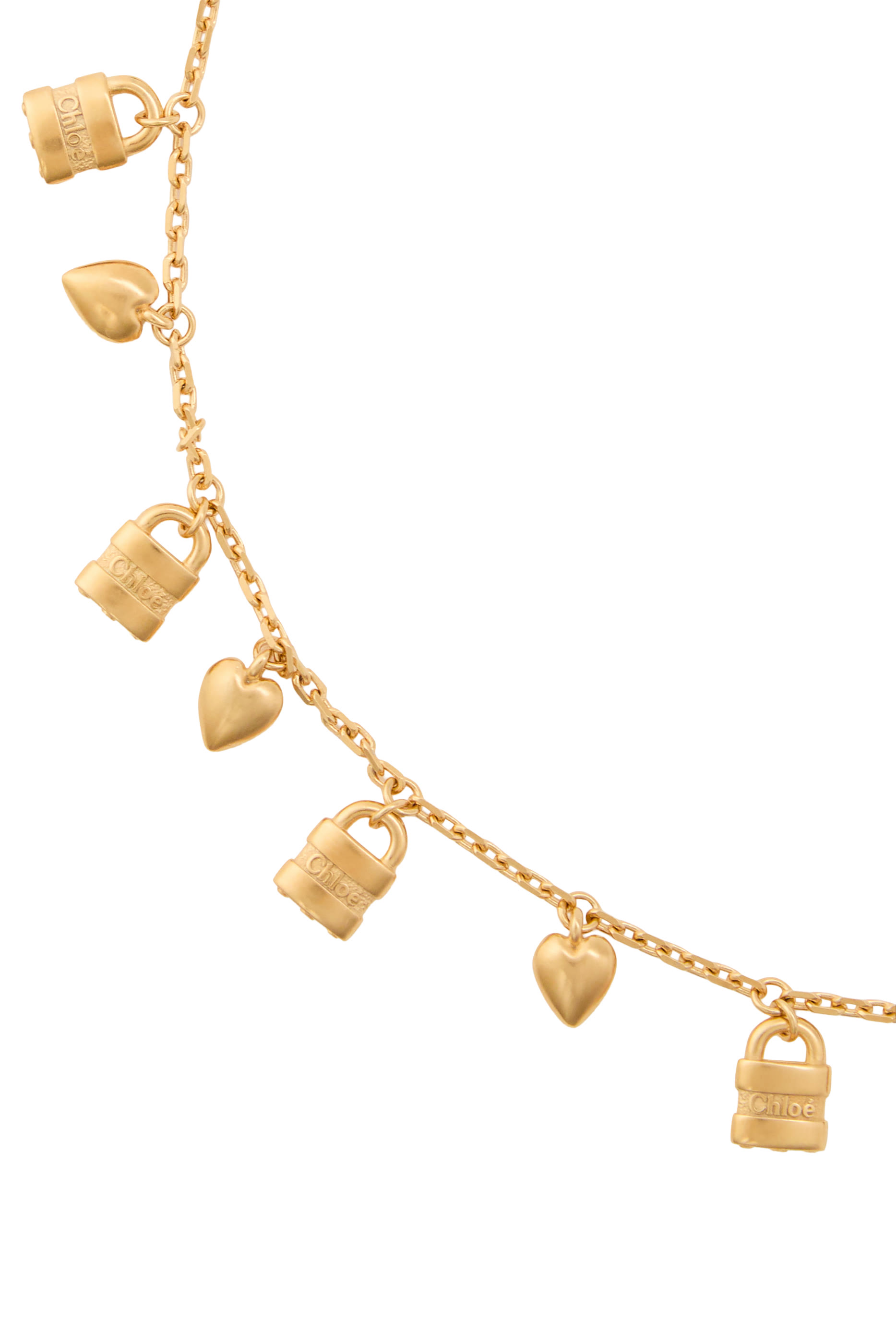 Mini Paddington Necklace, Brass