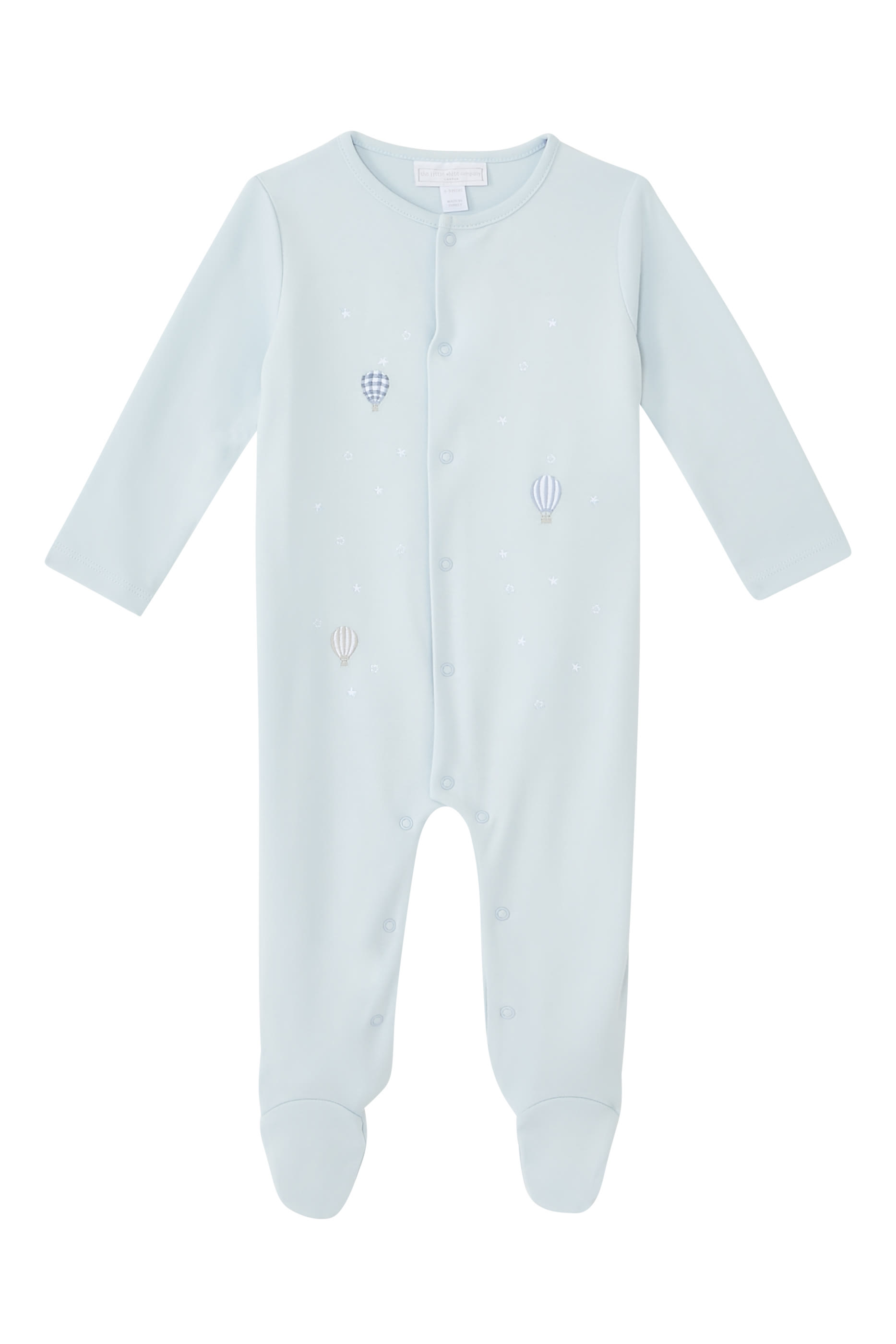 Kids Organic Cotton Blend Hot Air Balloon Sleepsuit