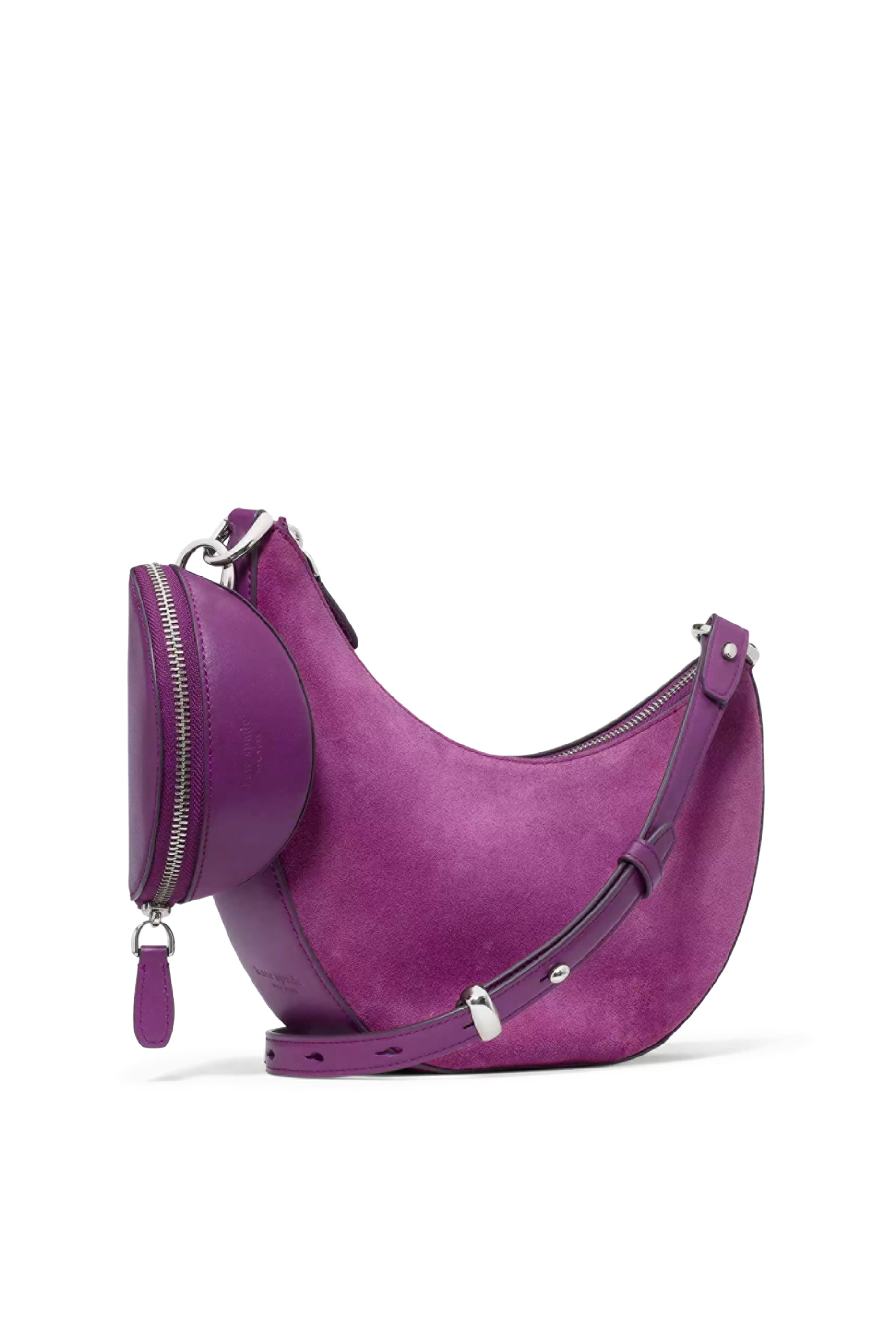 Duo Suede Crossbody Bag