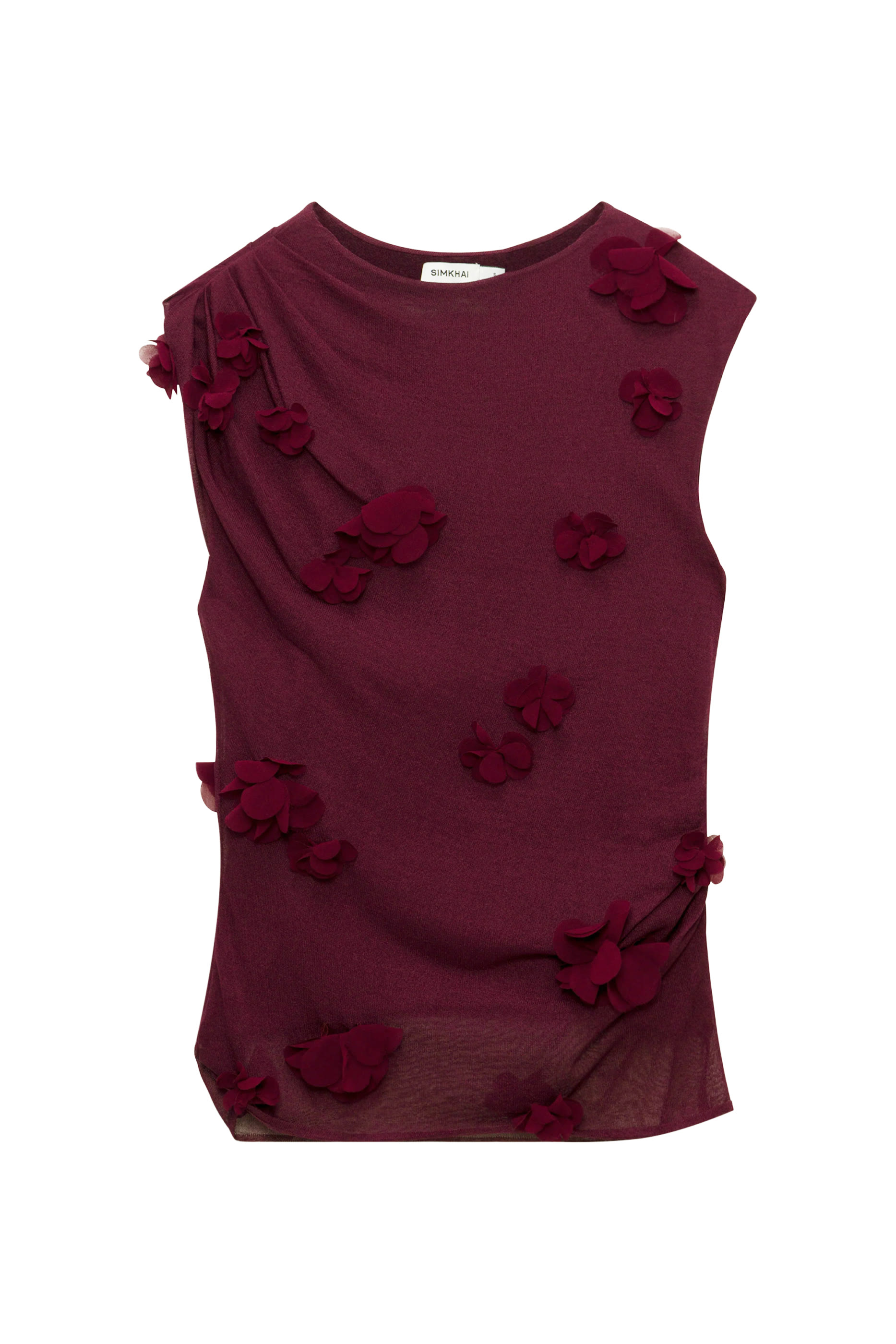 Tessa Floral Appliqué Top