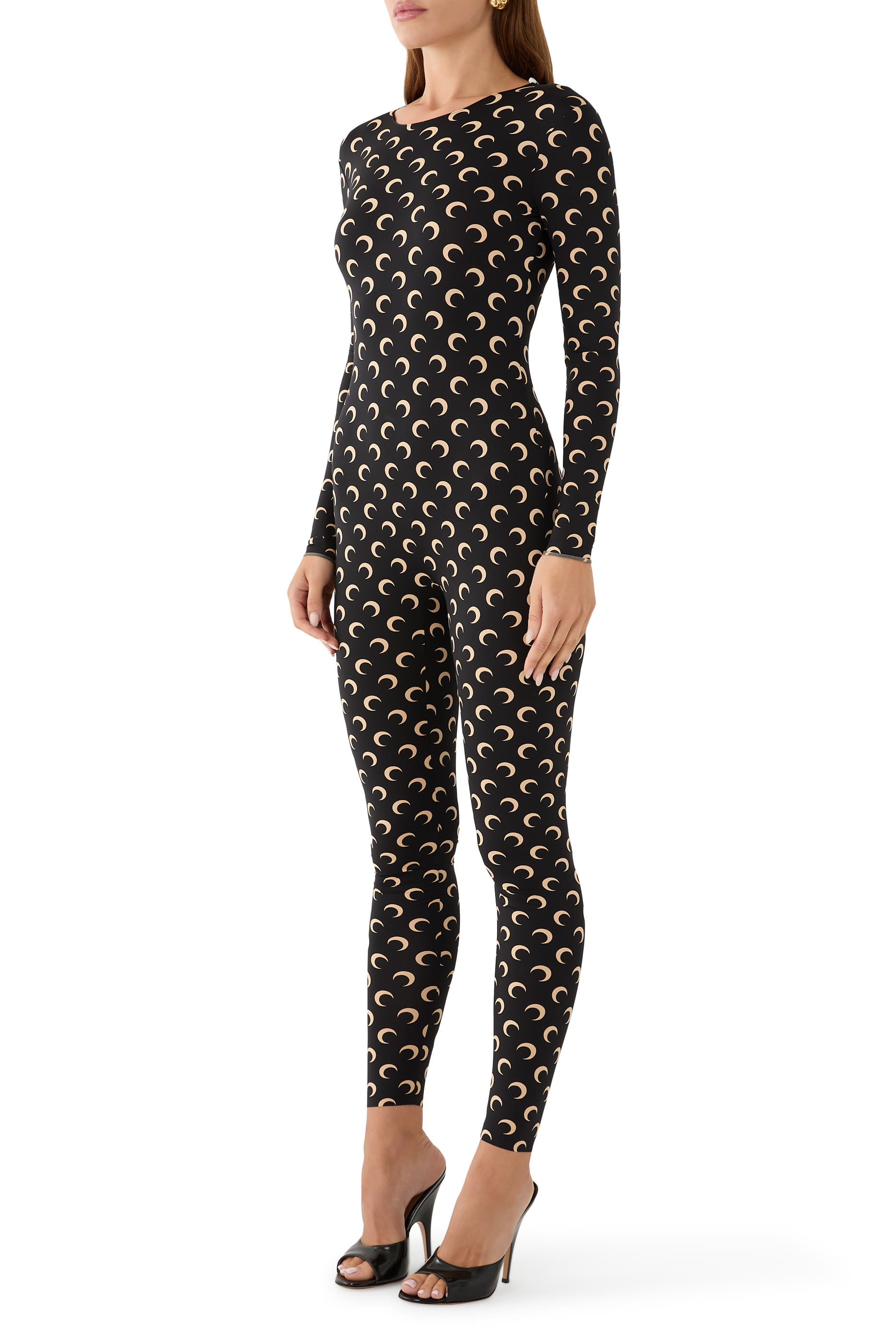 Moon-Print Jumpsuit