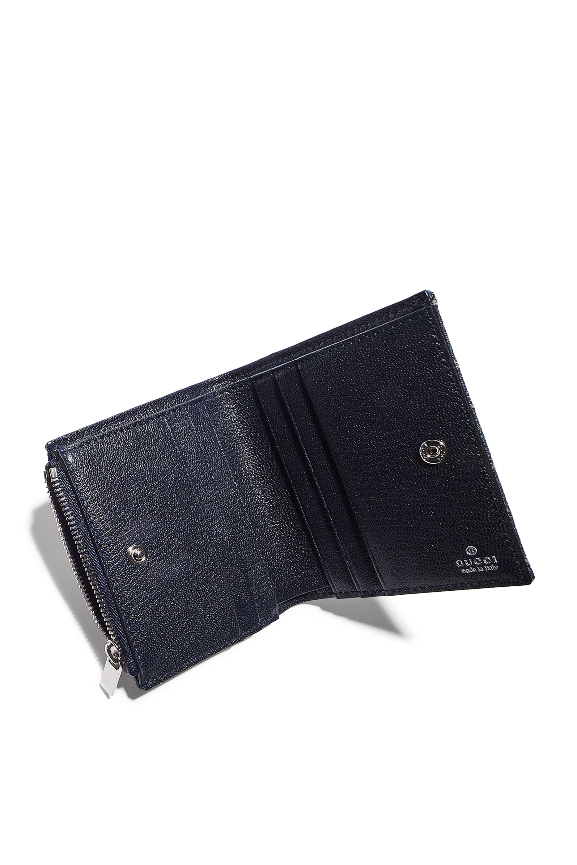Small Wallet with Logo Plaque