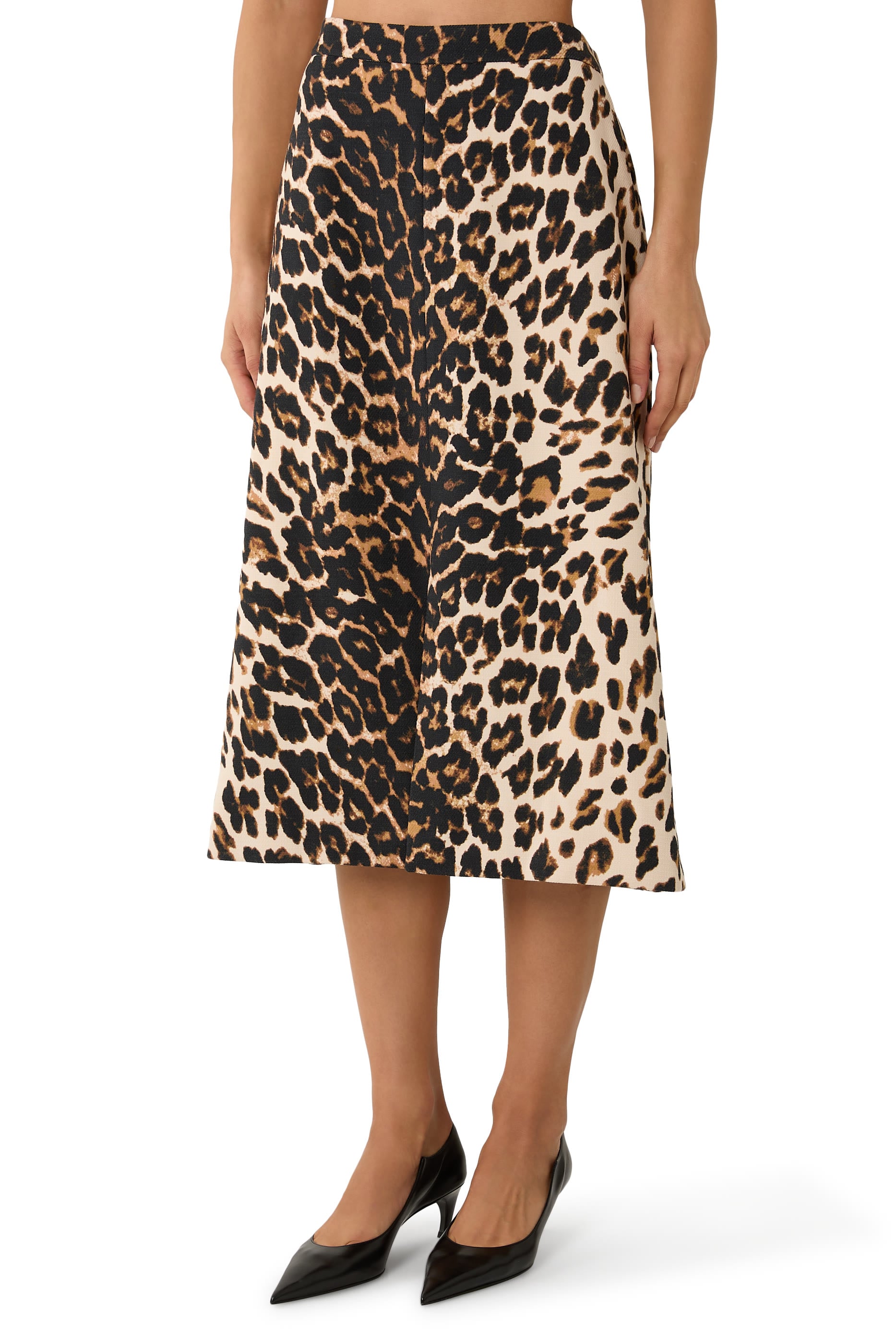 Leopard Midi Skirt