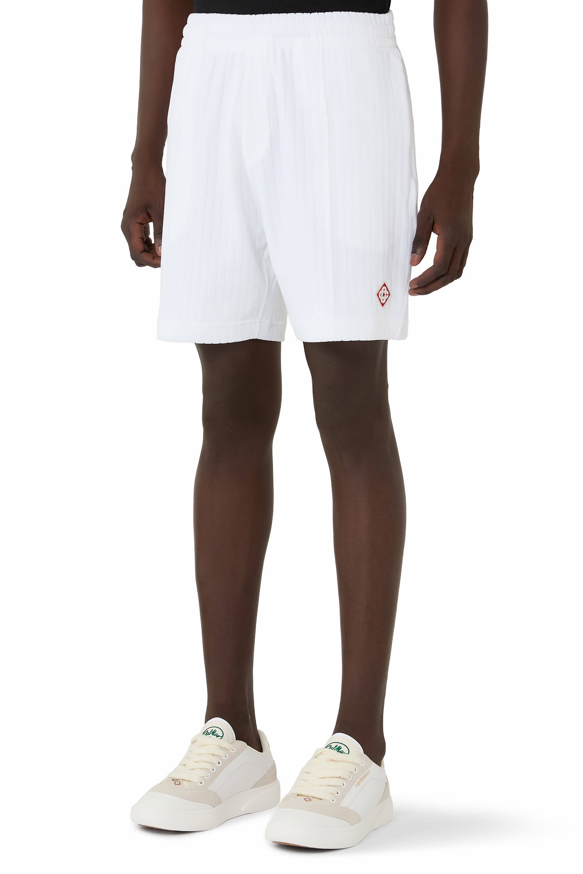 Logo Striped Shorts