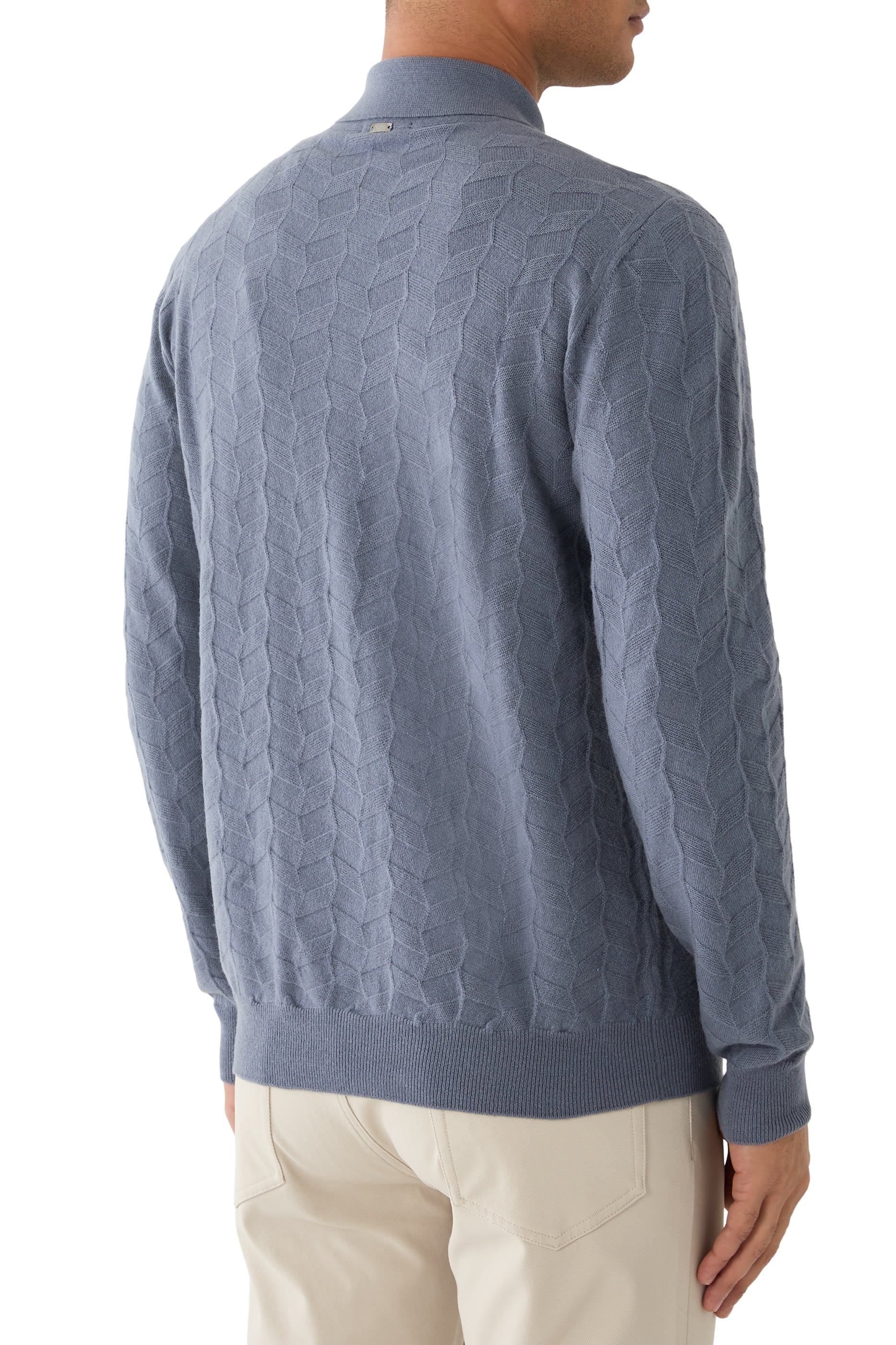 Resort Polo-Collar Sweater 