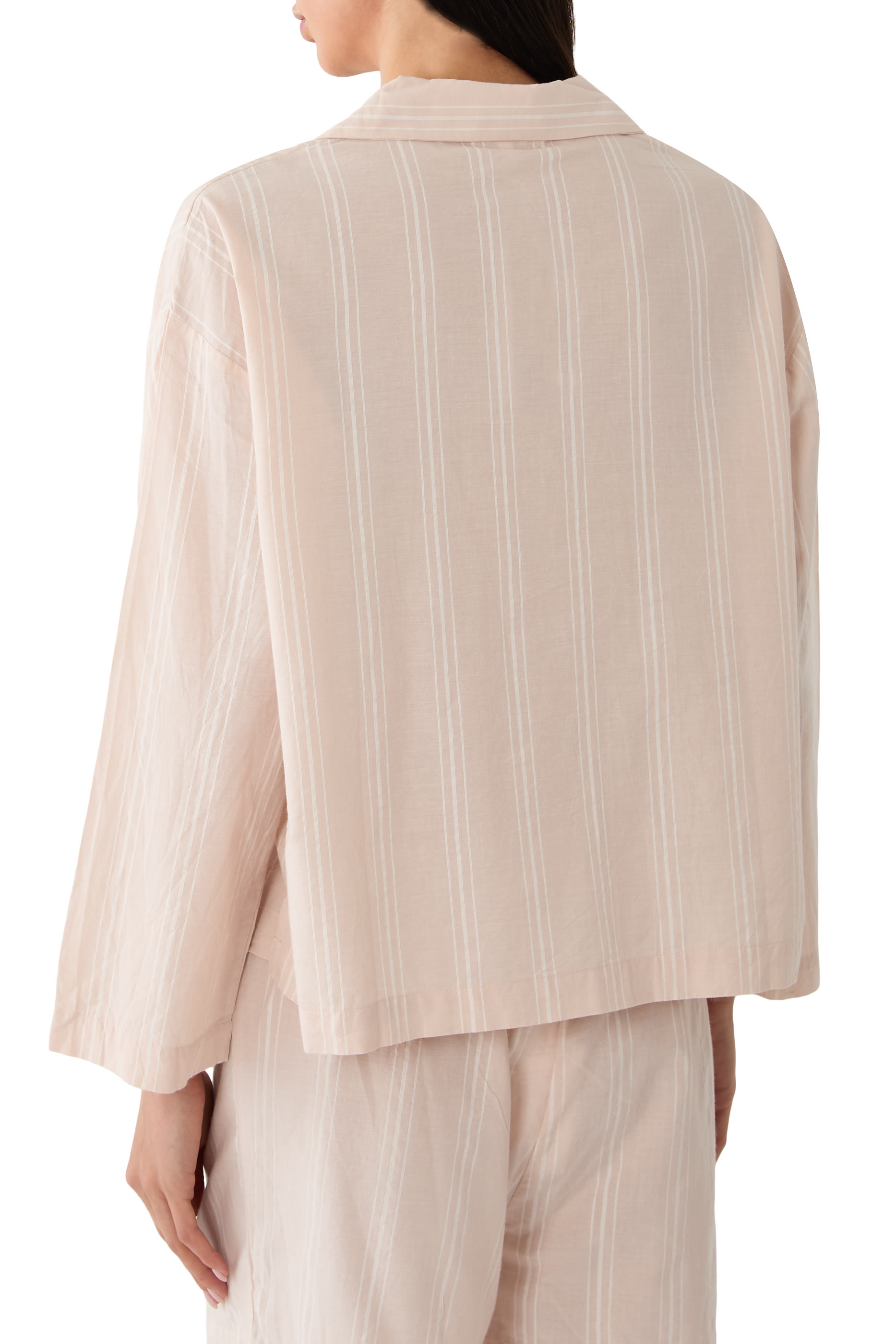 Textured Stripe Pyjama Shirt