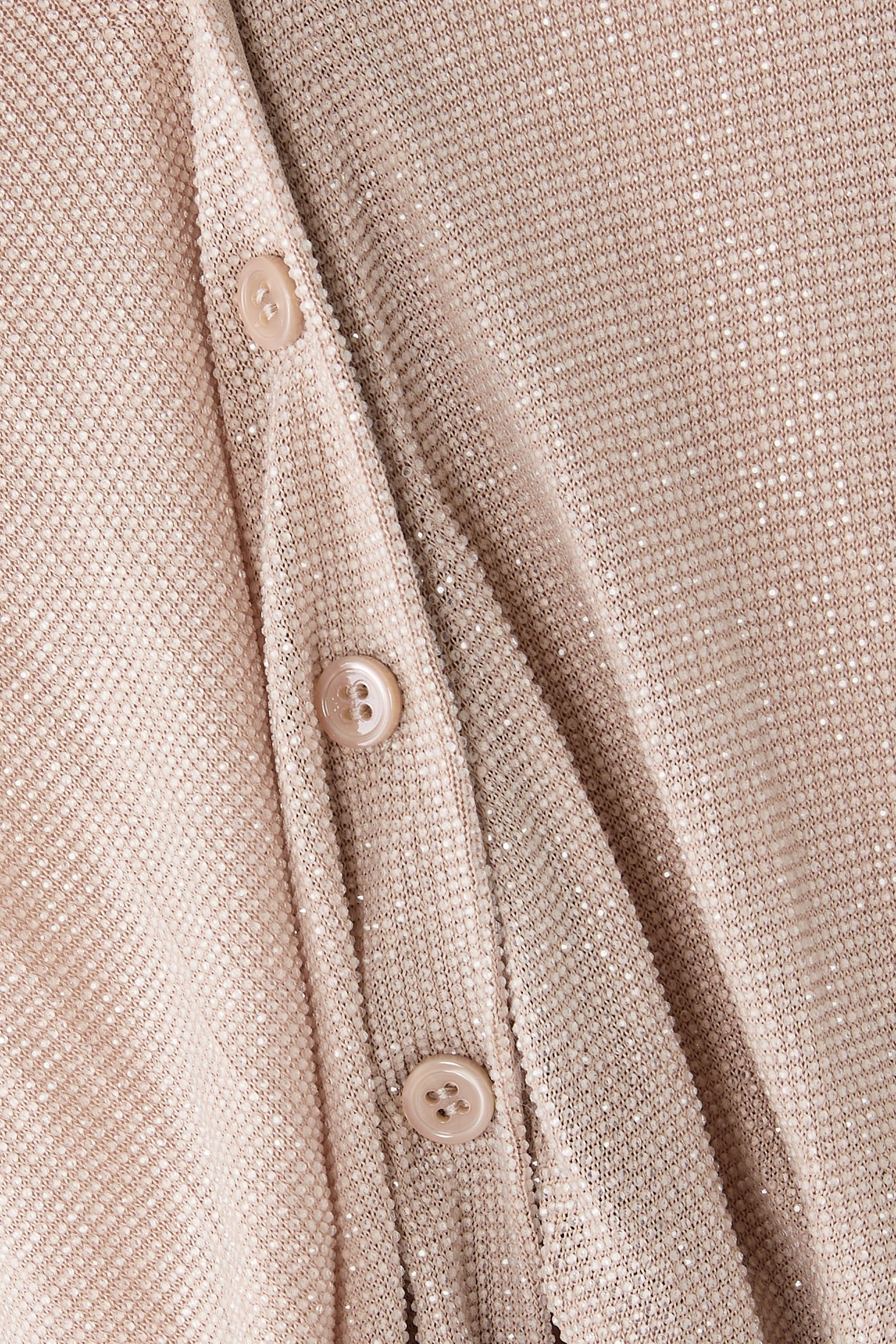 Crystal Hotfix Knotted Cardigan