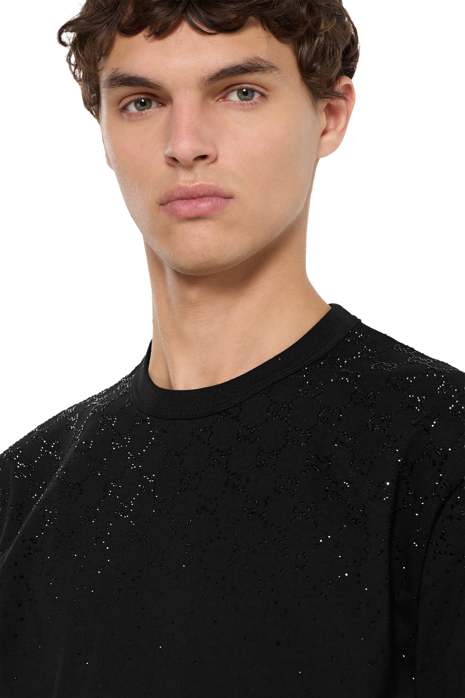 Crystals Cotton Jersey T-Shirt