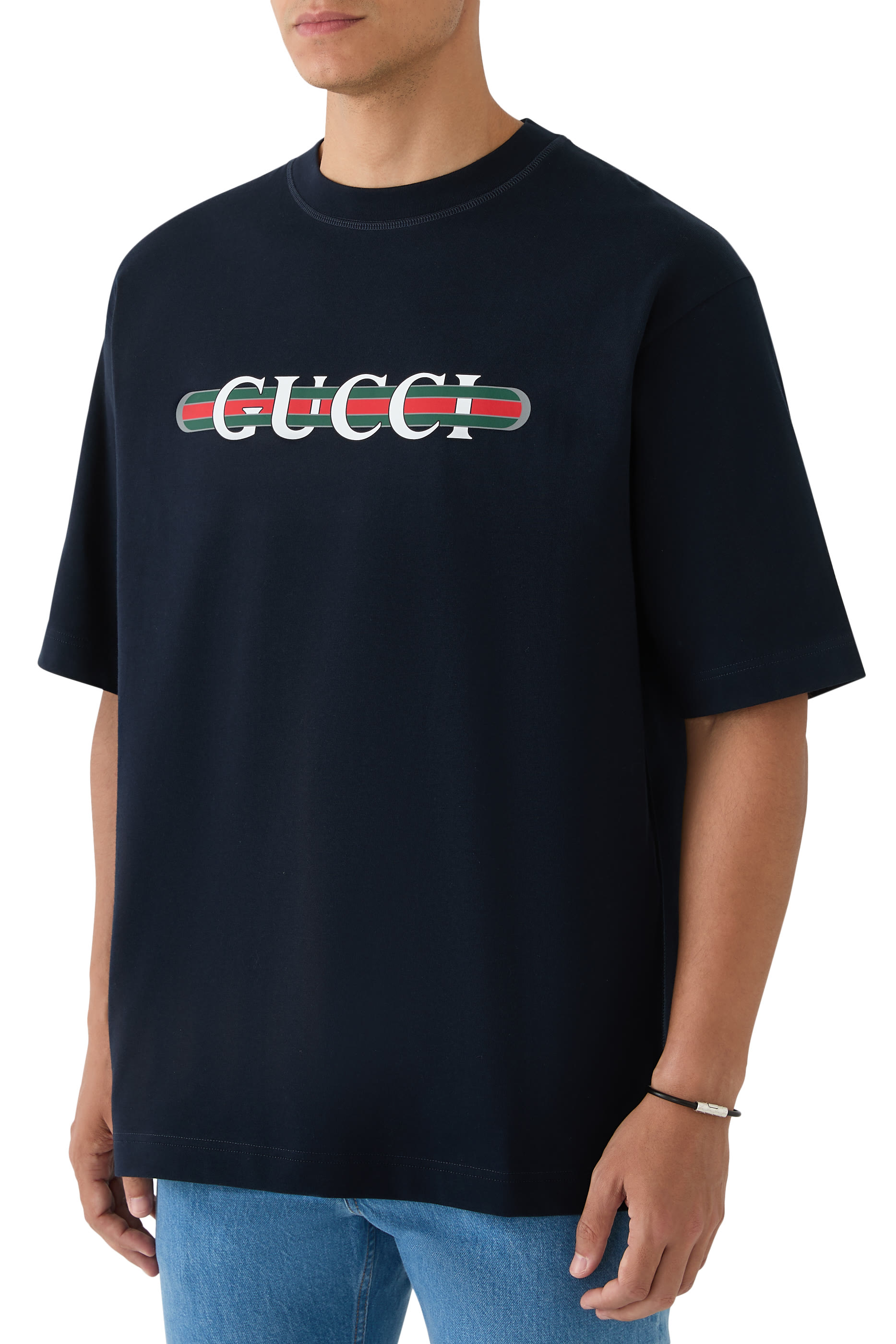 Logo-Print Cotton Jersey T-Shirt