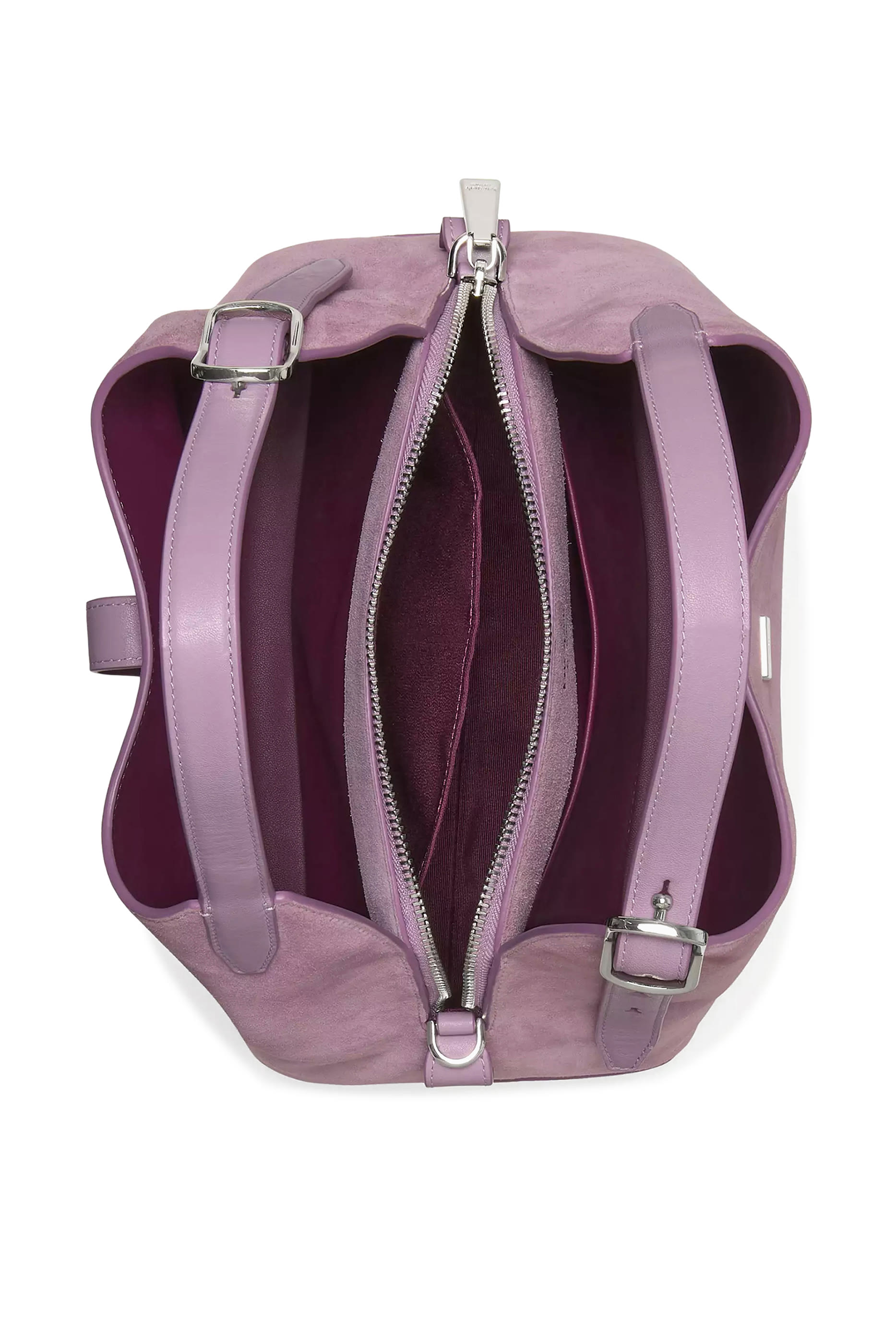 Deco Suede Crossbody Tote Bag