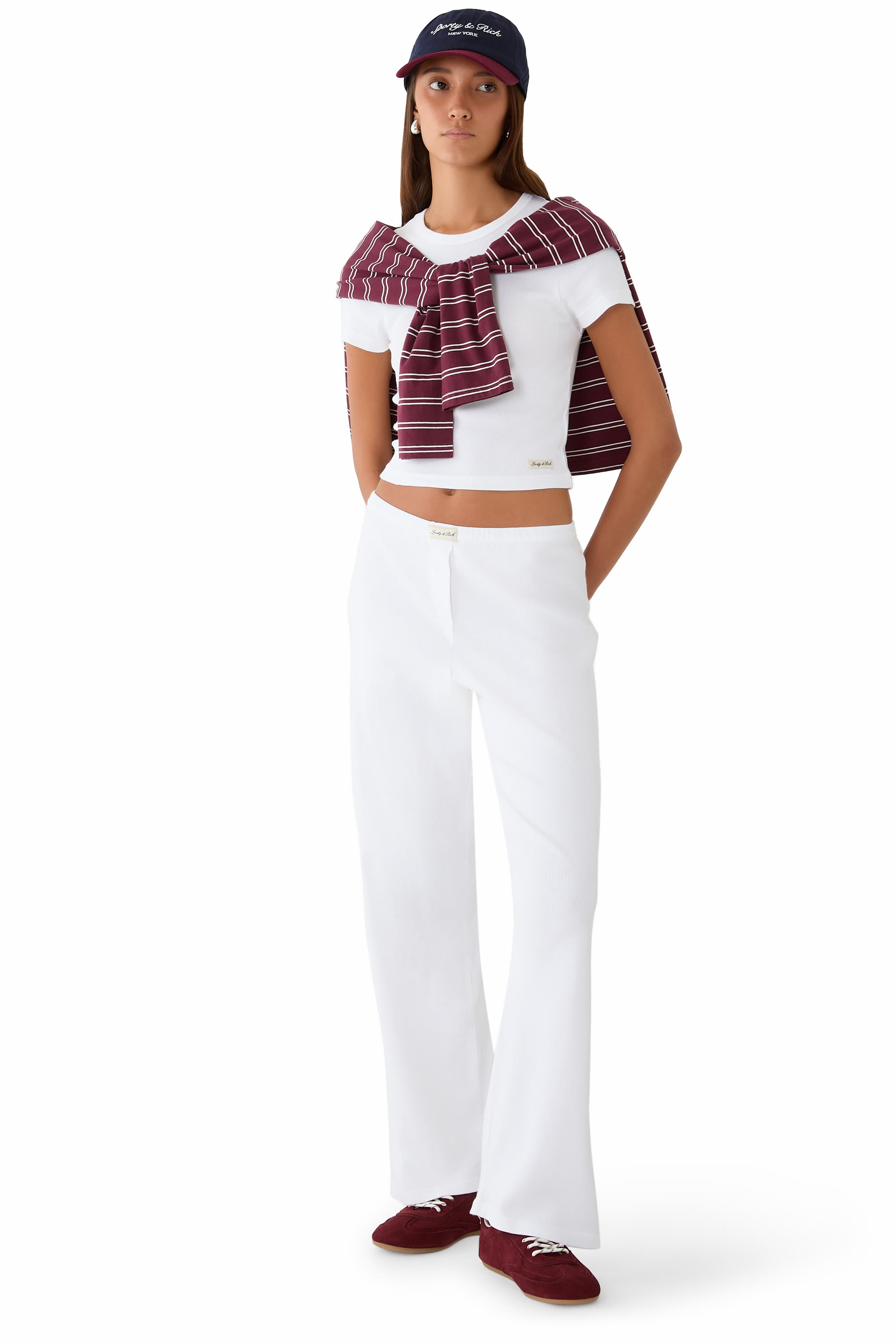 Signature Logo Ribbed House Pants 