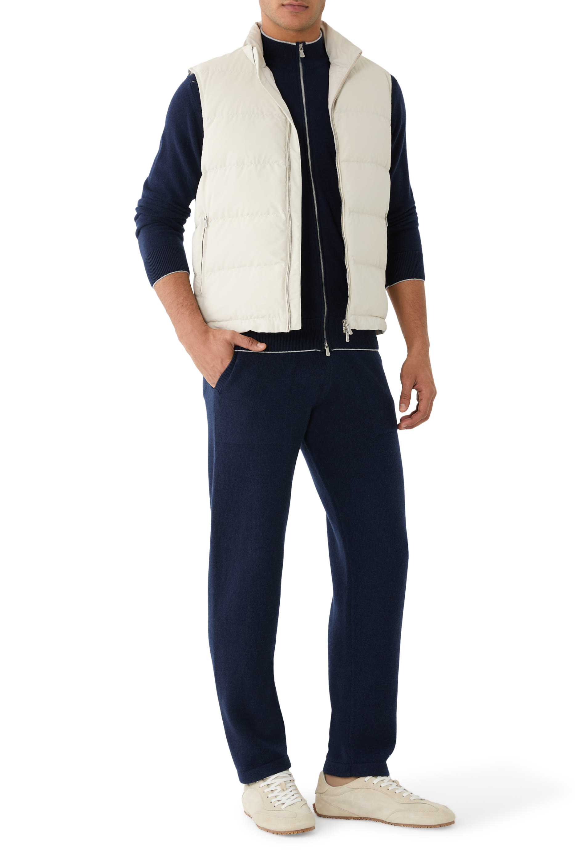 Maglia Zip-Up Cardigan