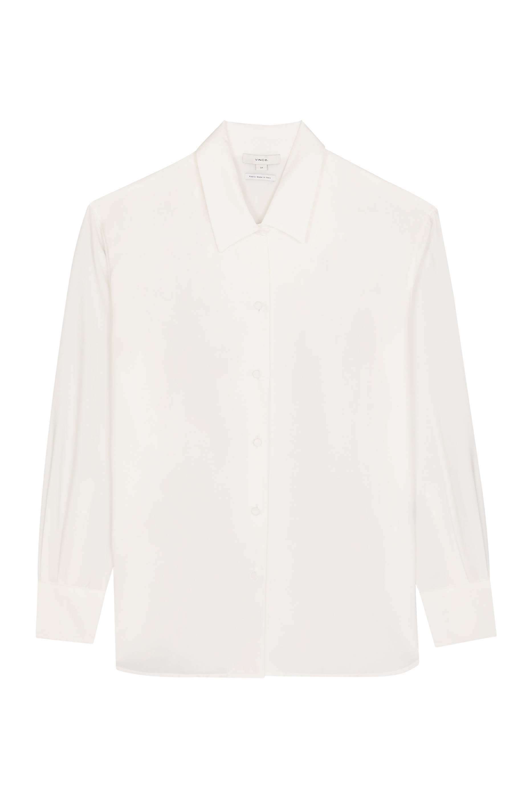 Side-Slit Cotton Shirt