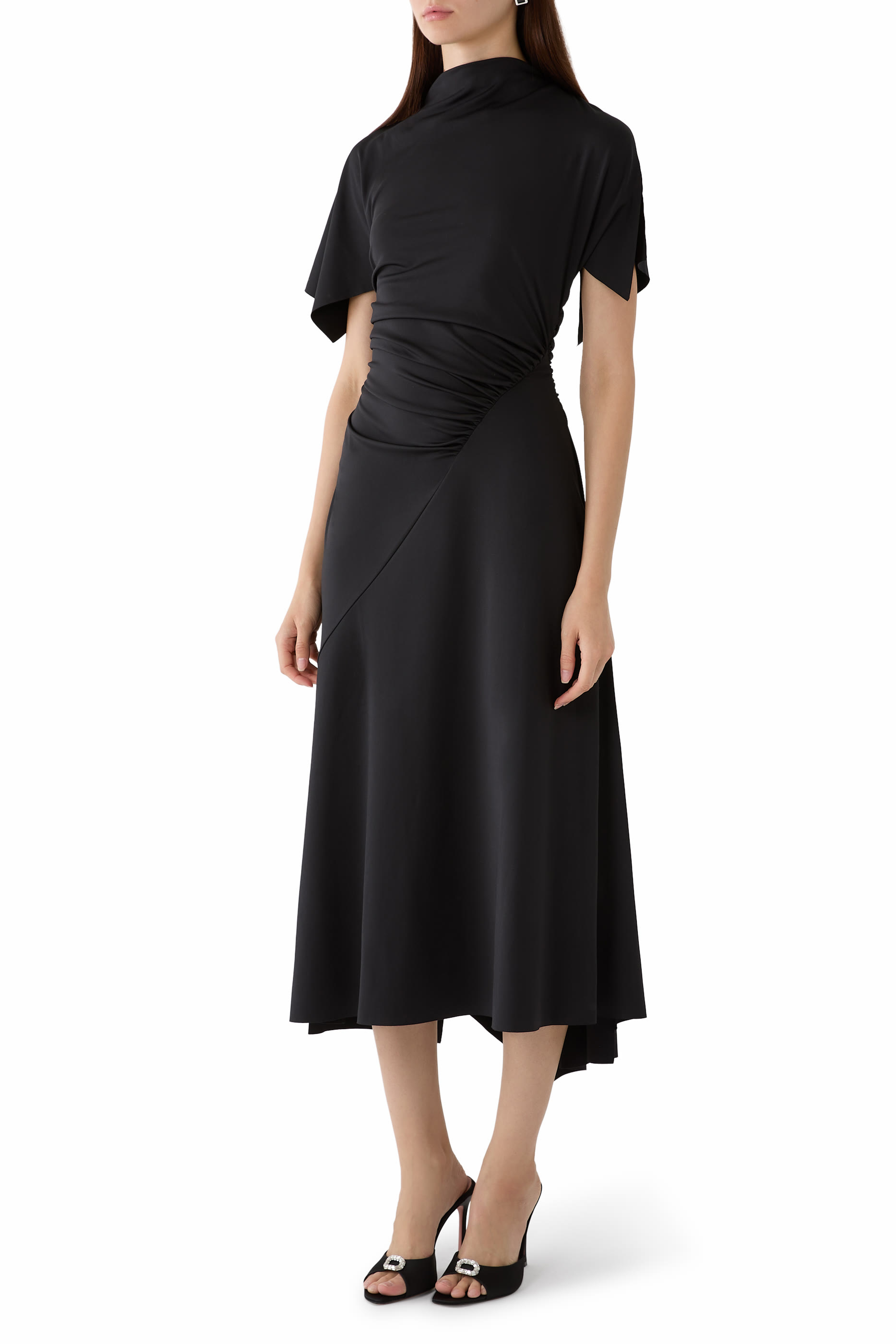 Blousey Midi Dress