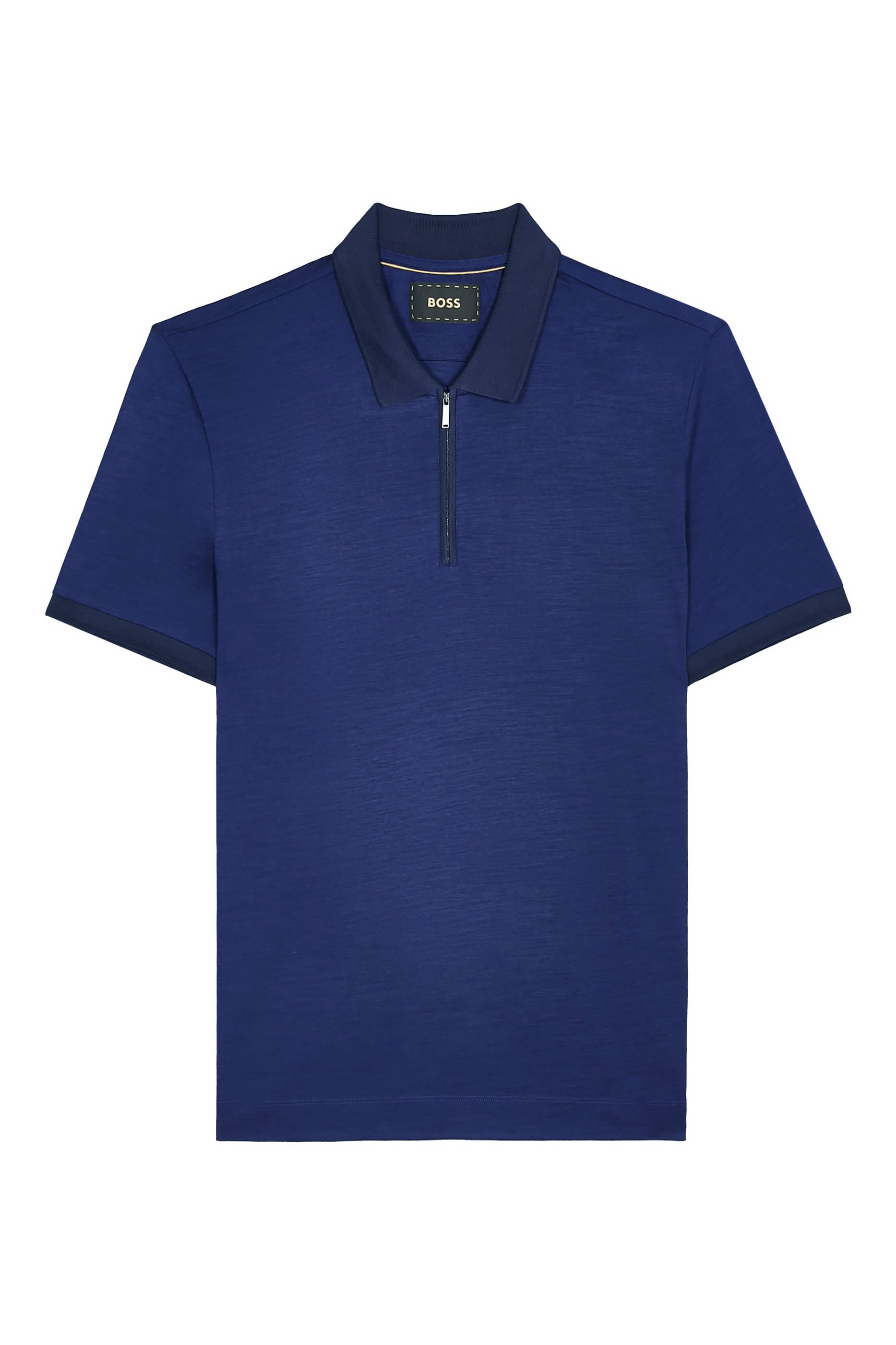 L-Payrot Zipper Placket Polo Shirt