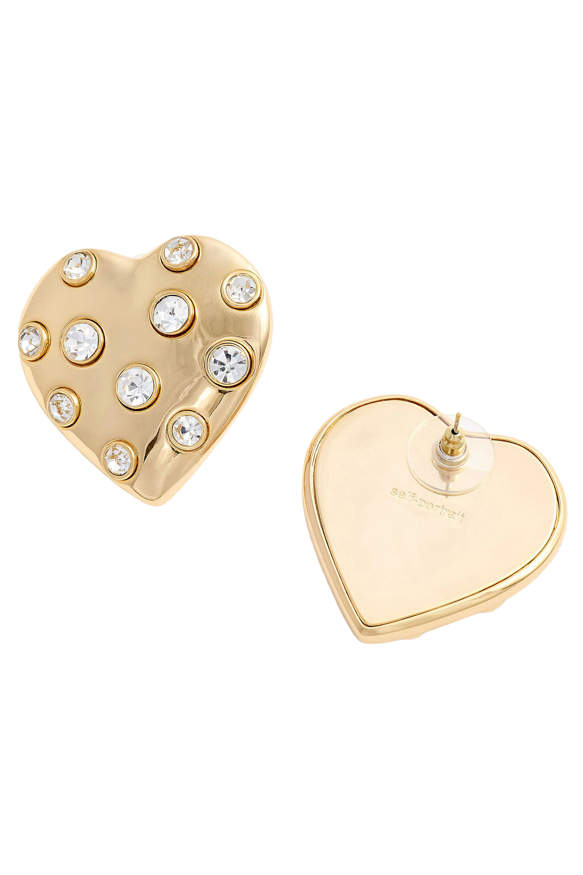 Crystal Heart Earrings