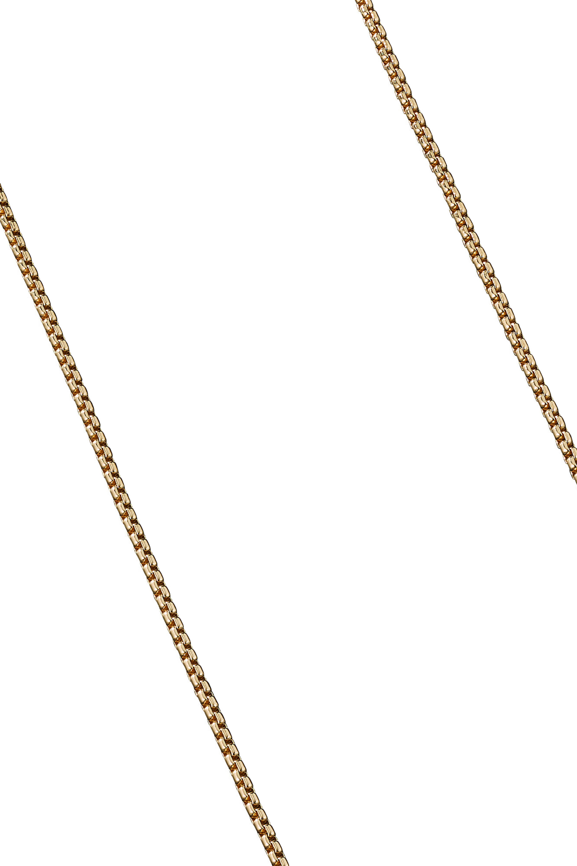 Box Chain Necklace, 18k Yellow Gold