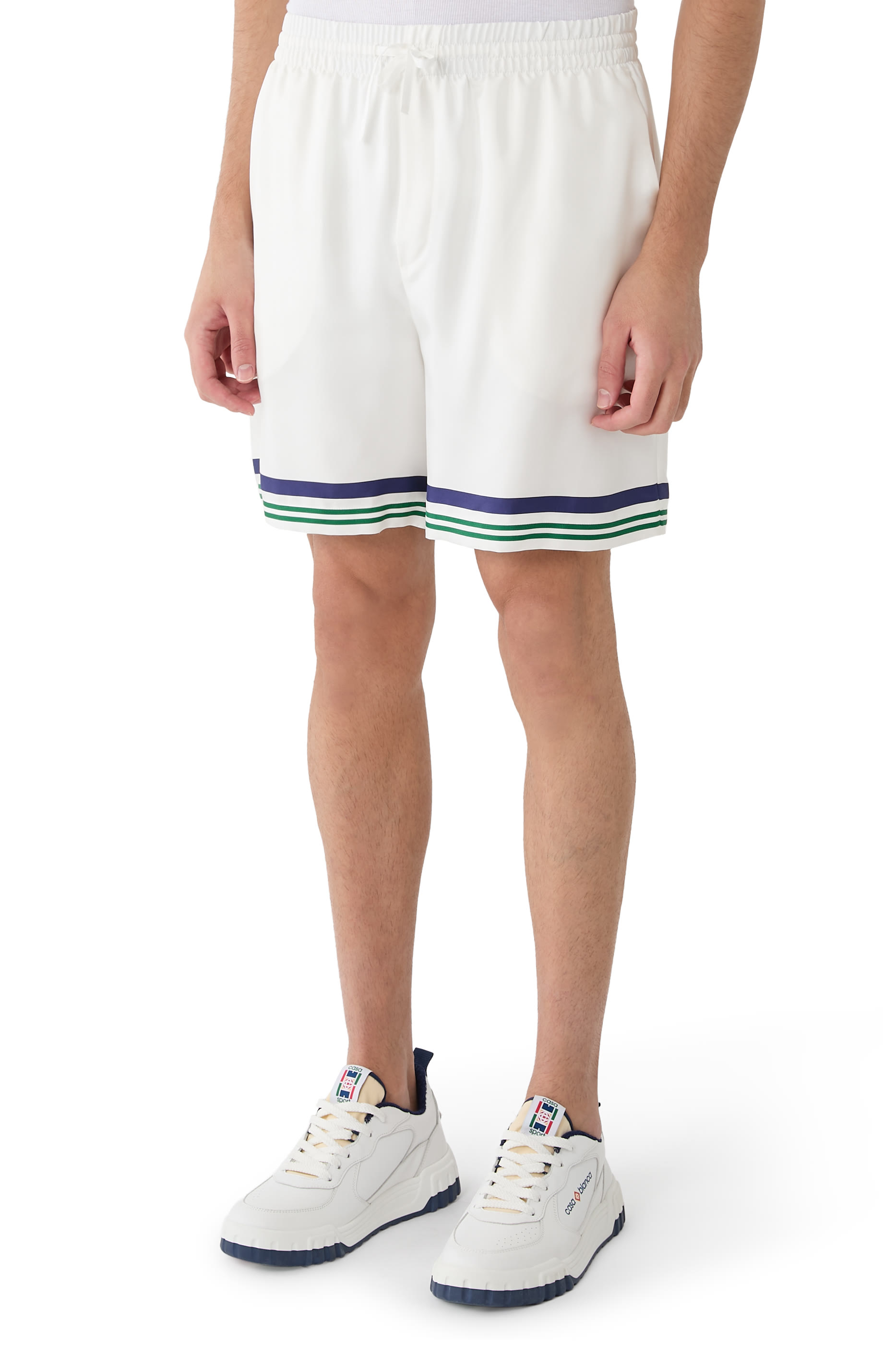 Hotel Emblem Silk Shorts