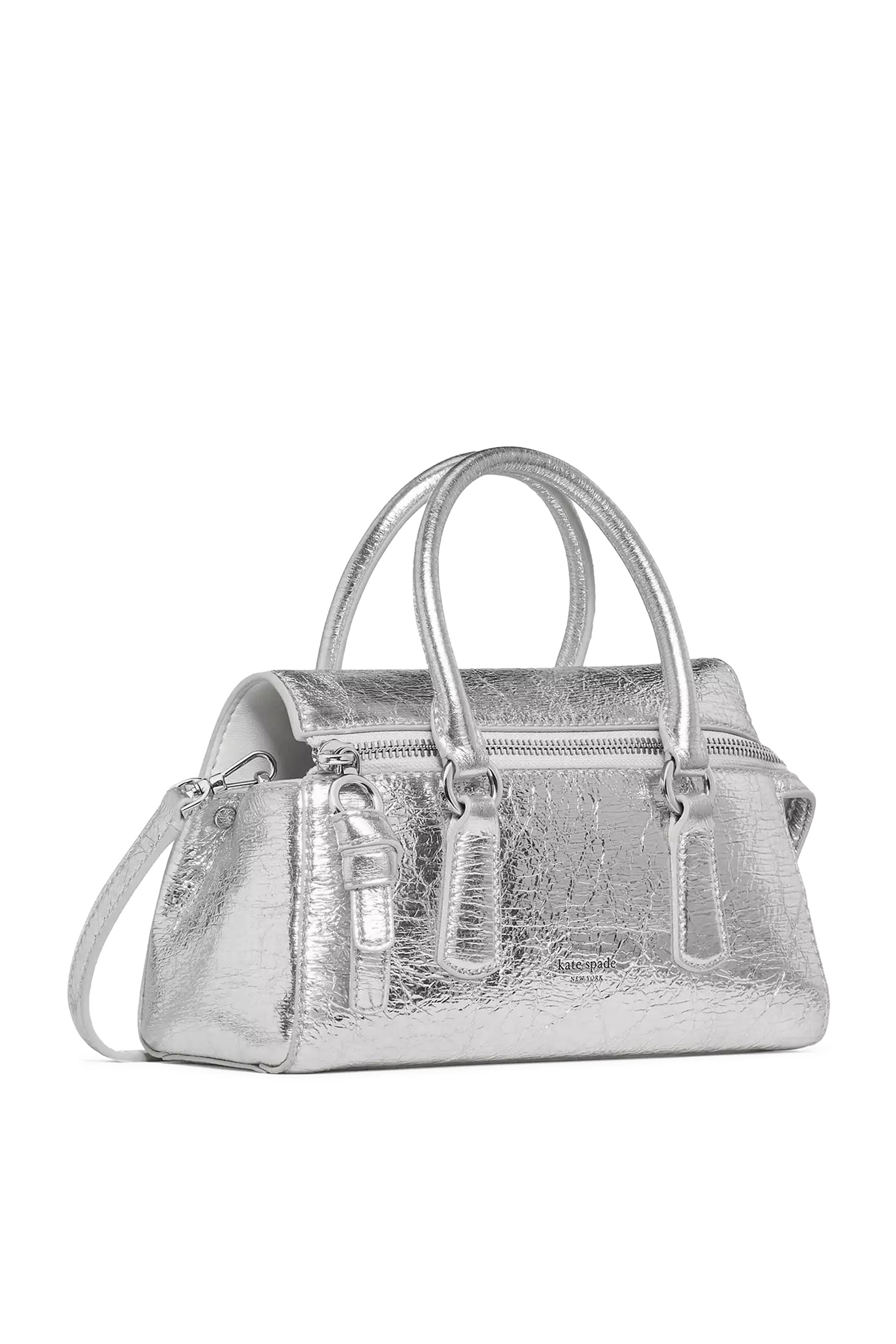 Bond Crinkle Metallic Leather Mini Bag