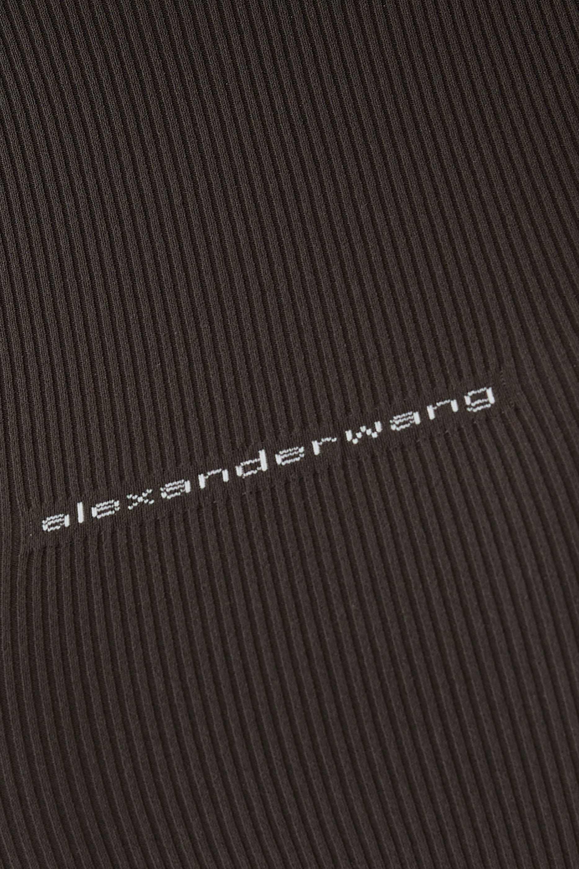 Textured Logo Crewneck Top