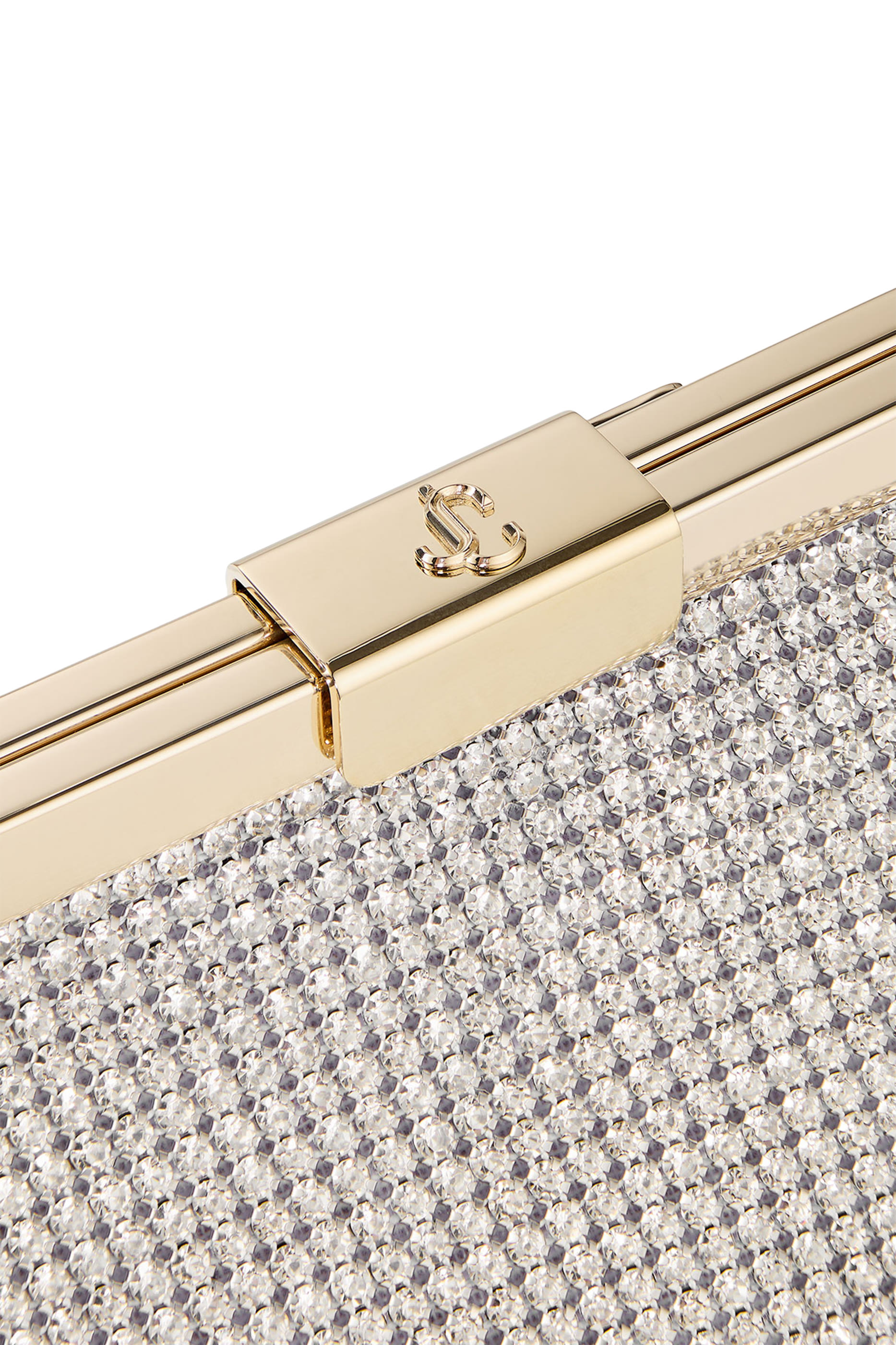 Ganache Crystal-Embellished Clutch Bag