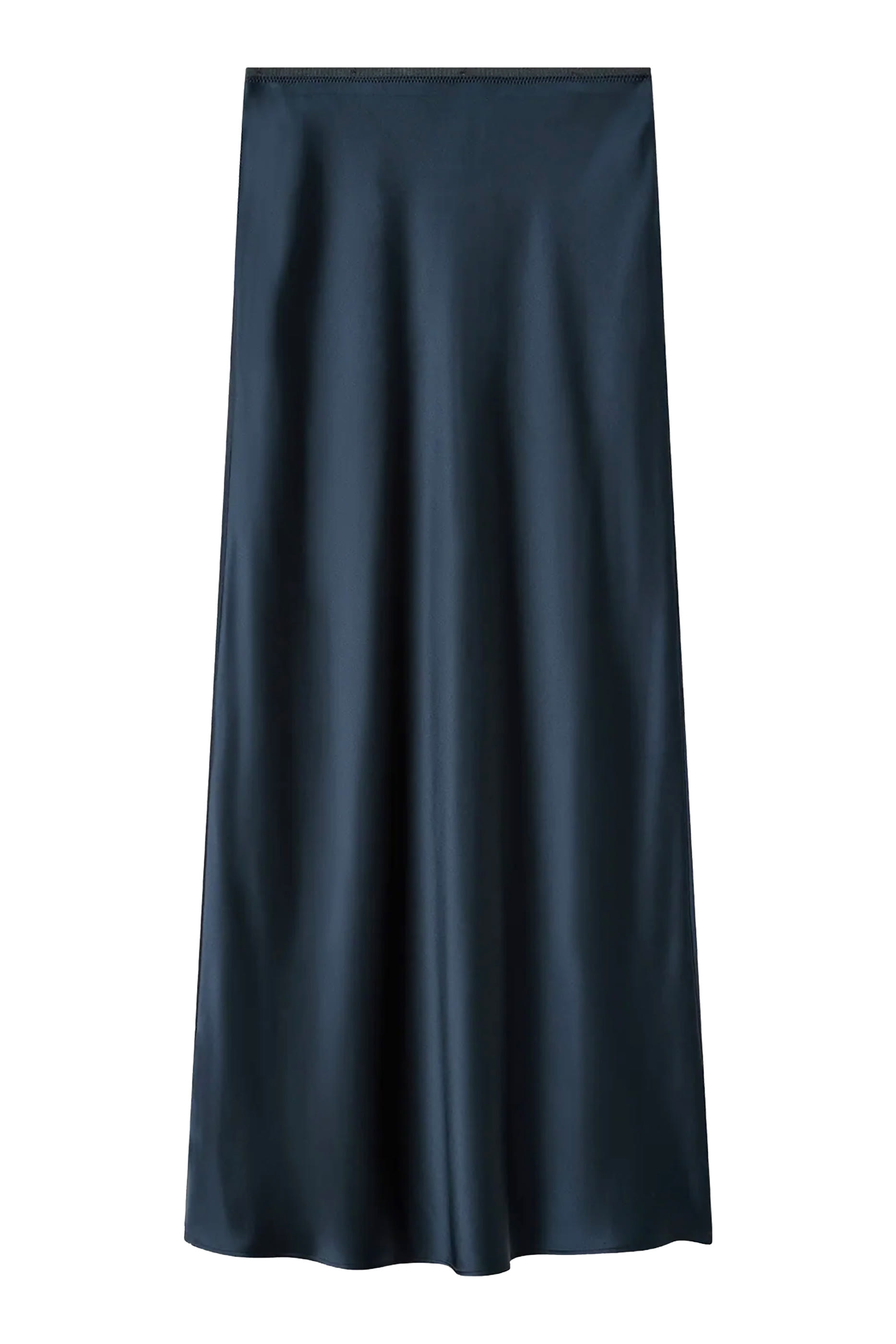 Isaak Long Silk Satin Skirt