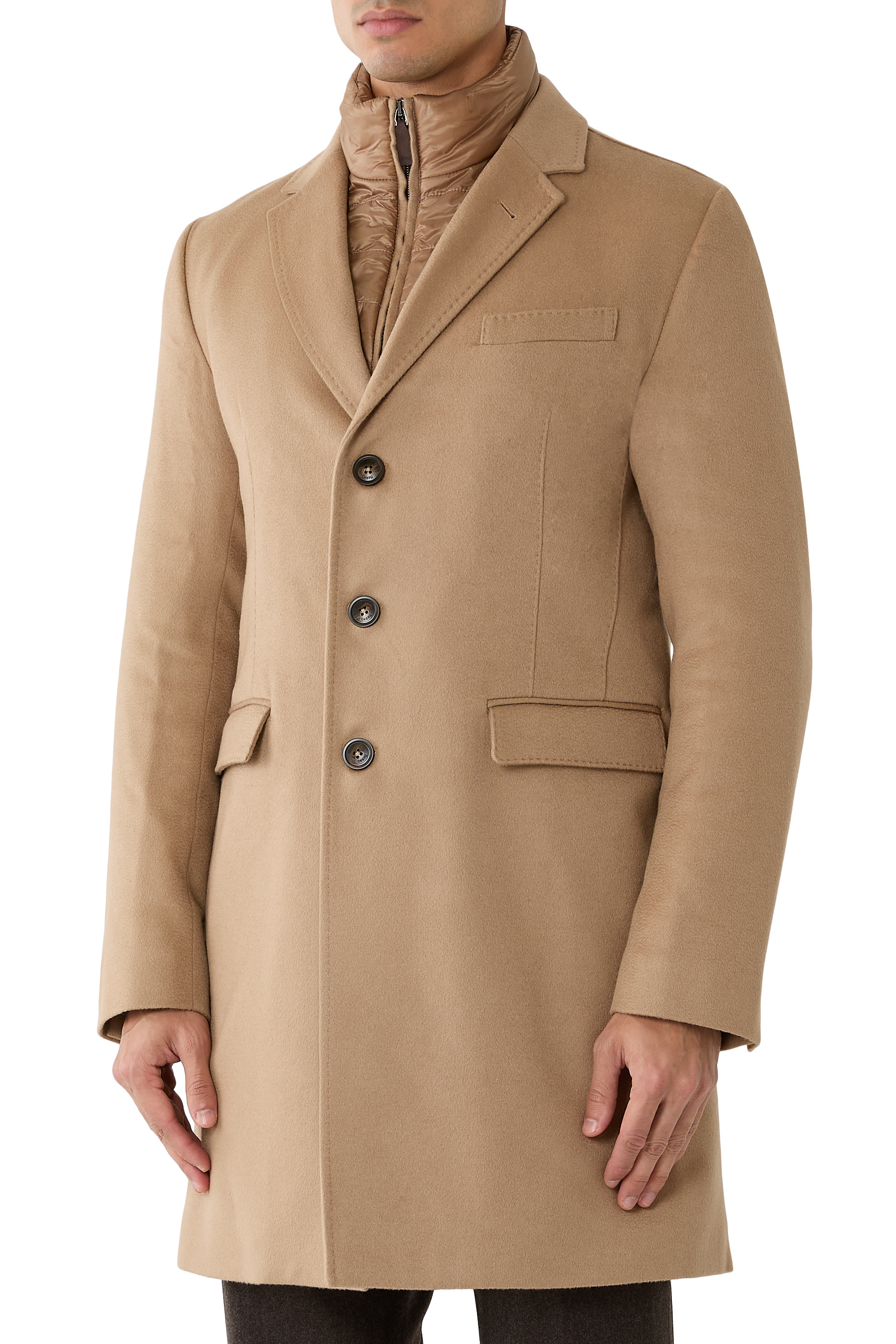 Double Layer Lapel Coat