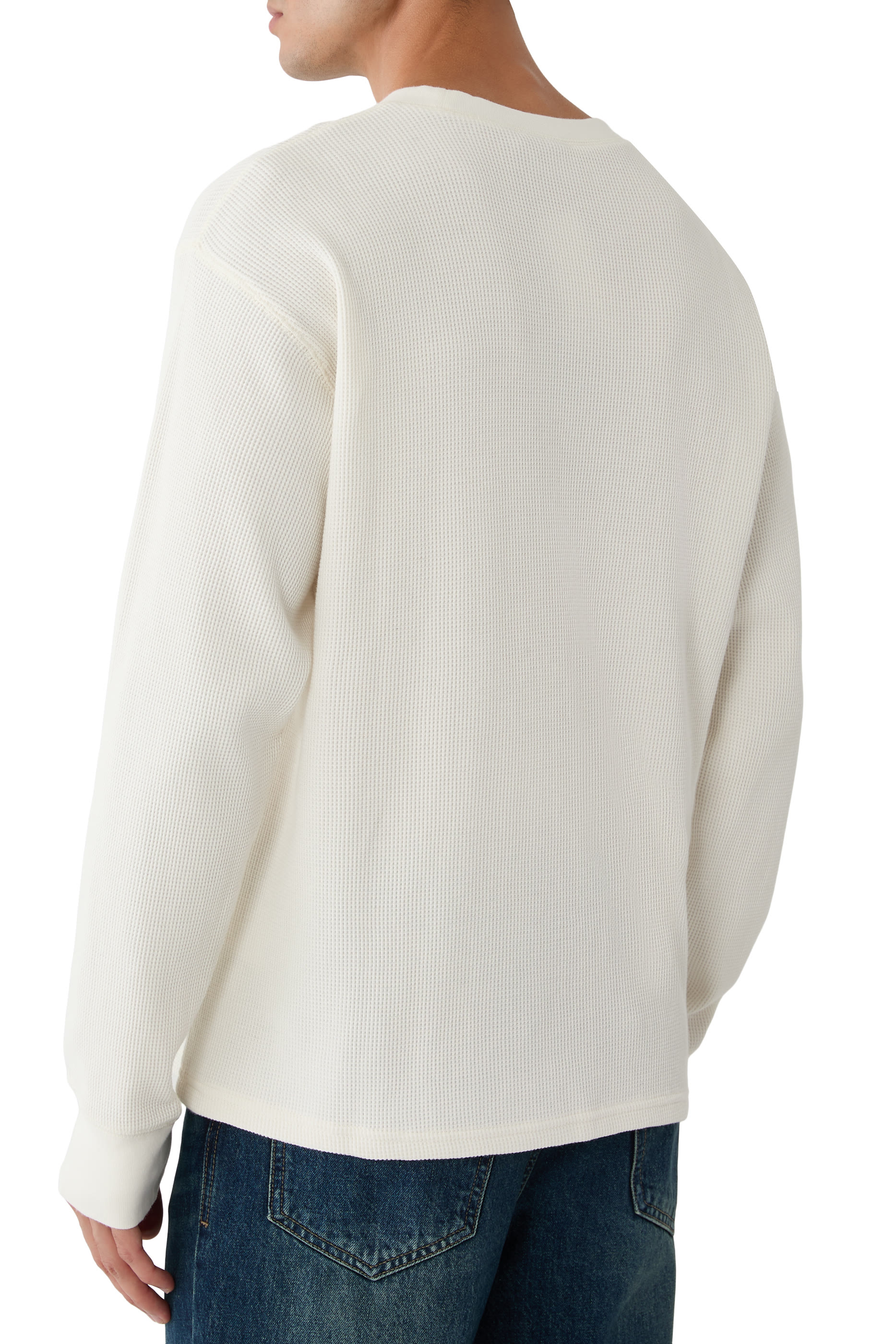  Long Sleeve Blackletter Waffle T-Shirt 