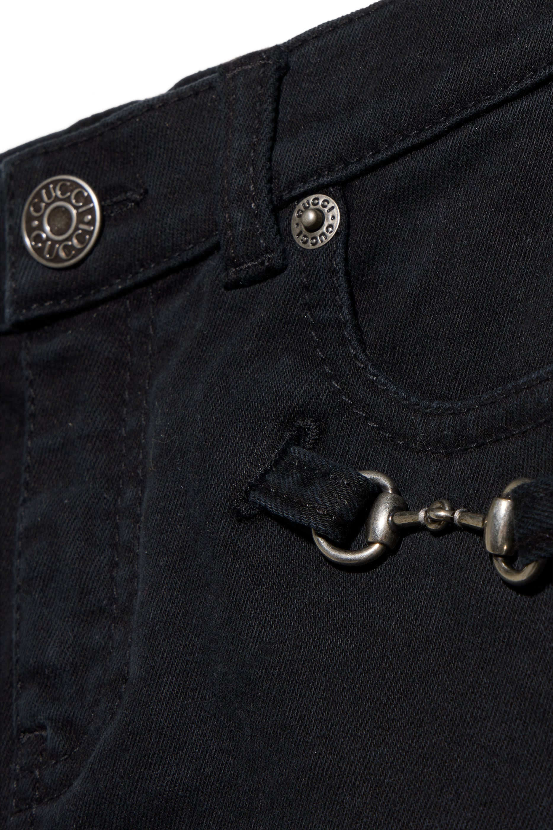 Kids Horsebit-Detail Mini Skirt