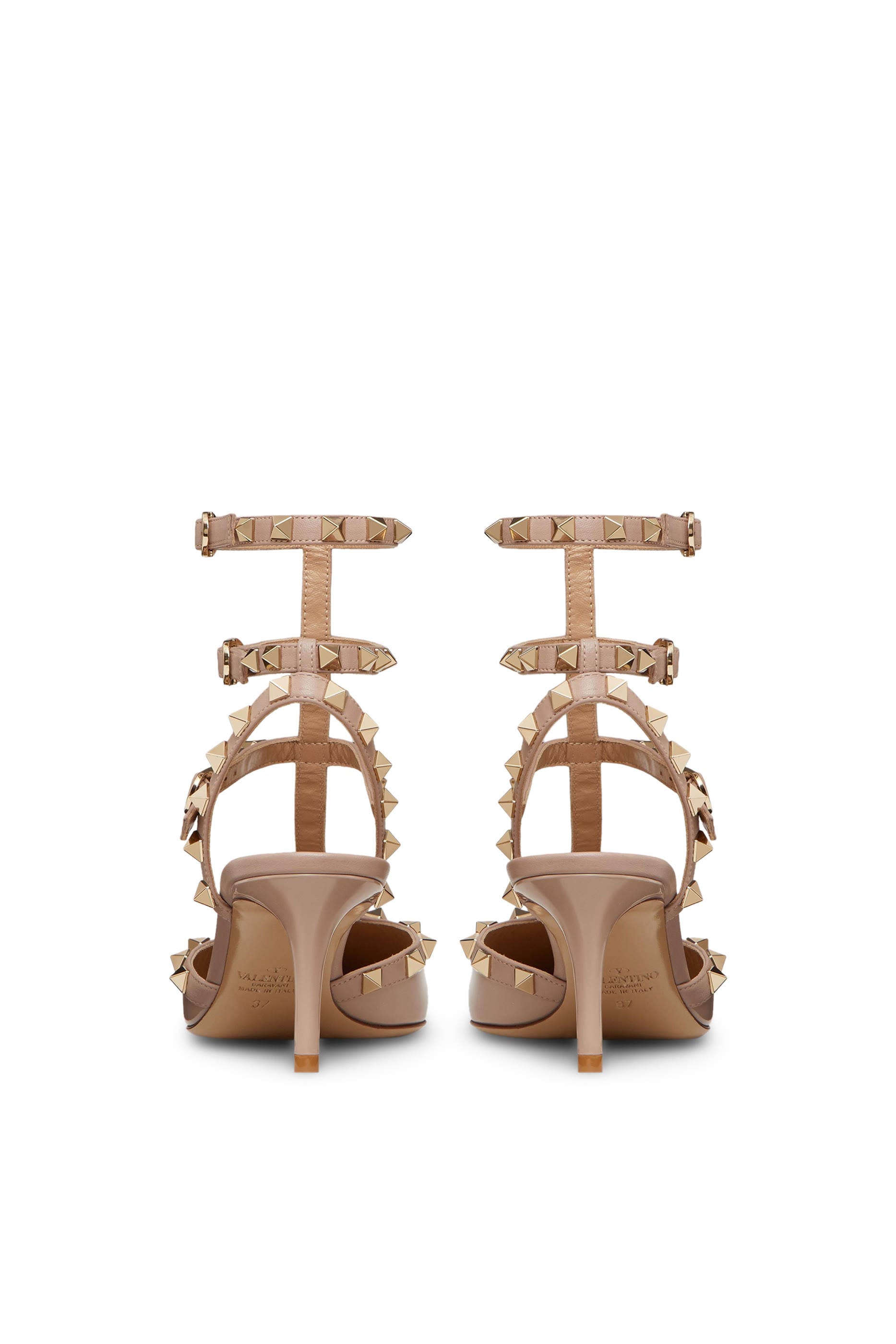 Double-Strap Rockstud 85 Pumps